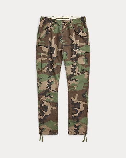 Ralph Lauren Slim Fit Camo Canvas Cargo Pant (32x32) | Grailed