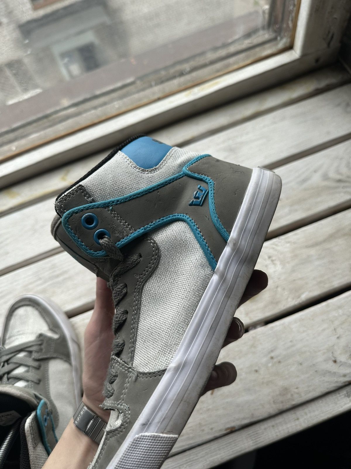 Supra × Vintage 🚨Supra Skytop High Top Skate Sneaker Shoes Mens Size US 7 / EU 40 - 9 Thumbnail