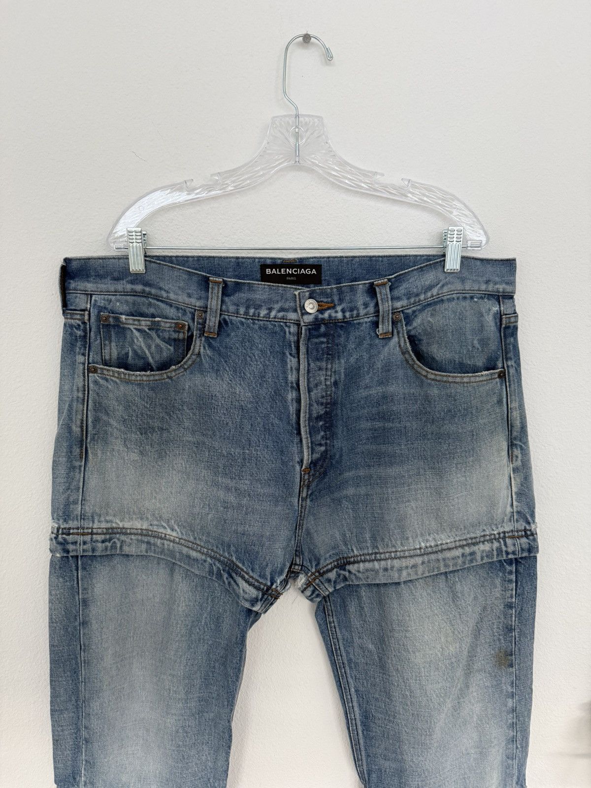 Balenciaga balenciaga denim Size US 36 / EU 52 - 2 Thumbnail