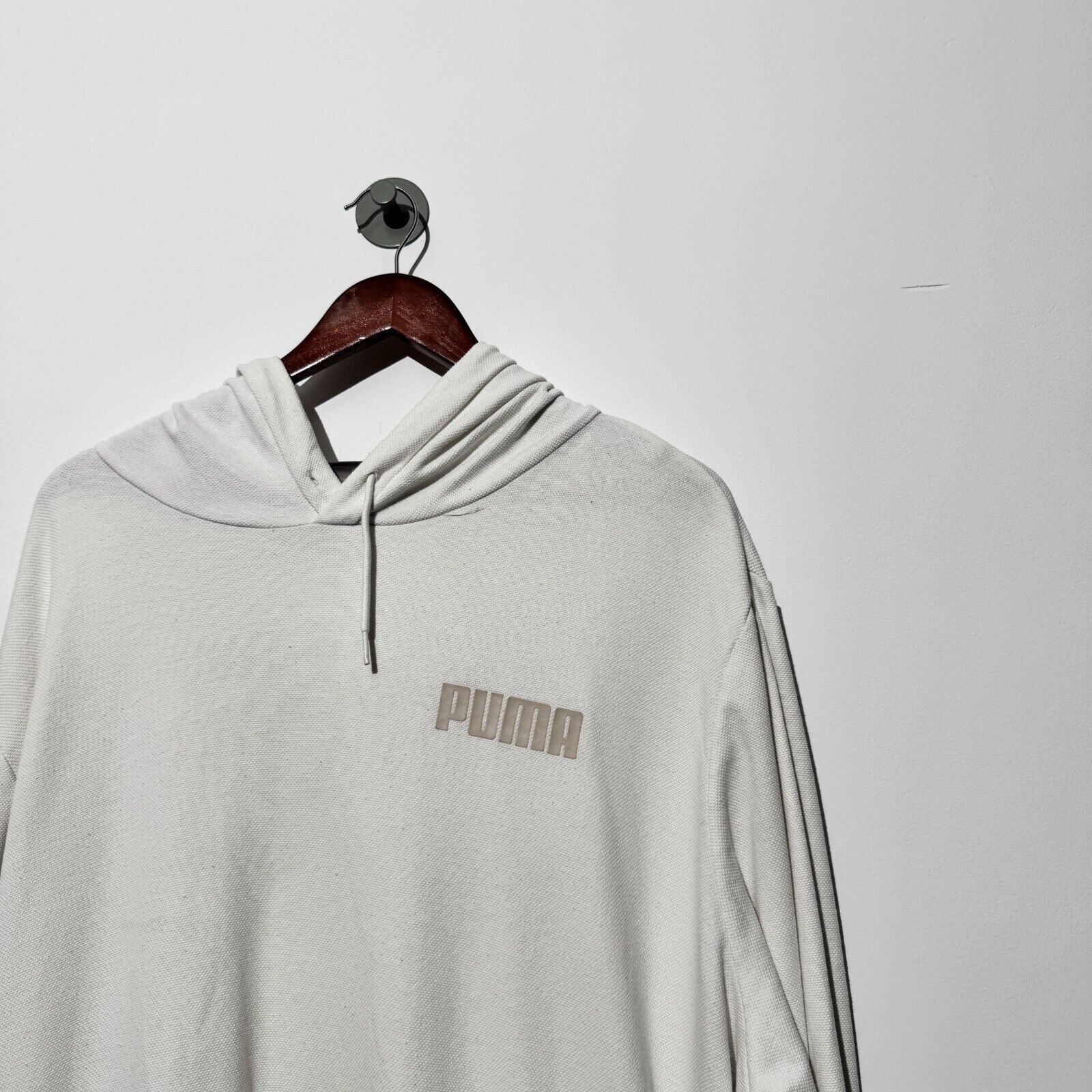 Puma × Vintage Vintage Puma Unisex White Cotton Hoodie Size XXL 90s Y2K Size US XXL / EU 58 / 5 - 2 Thumbnail