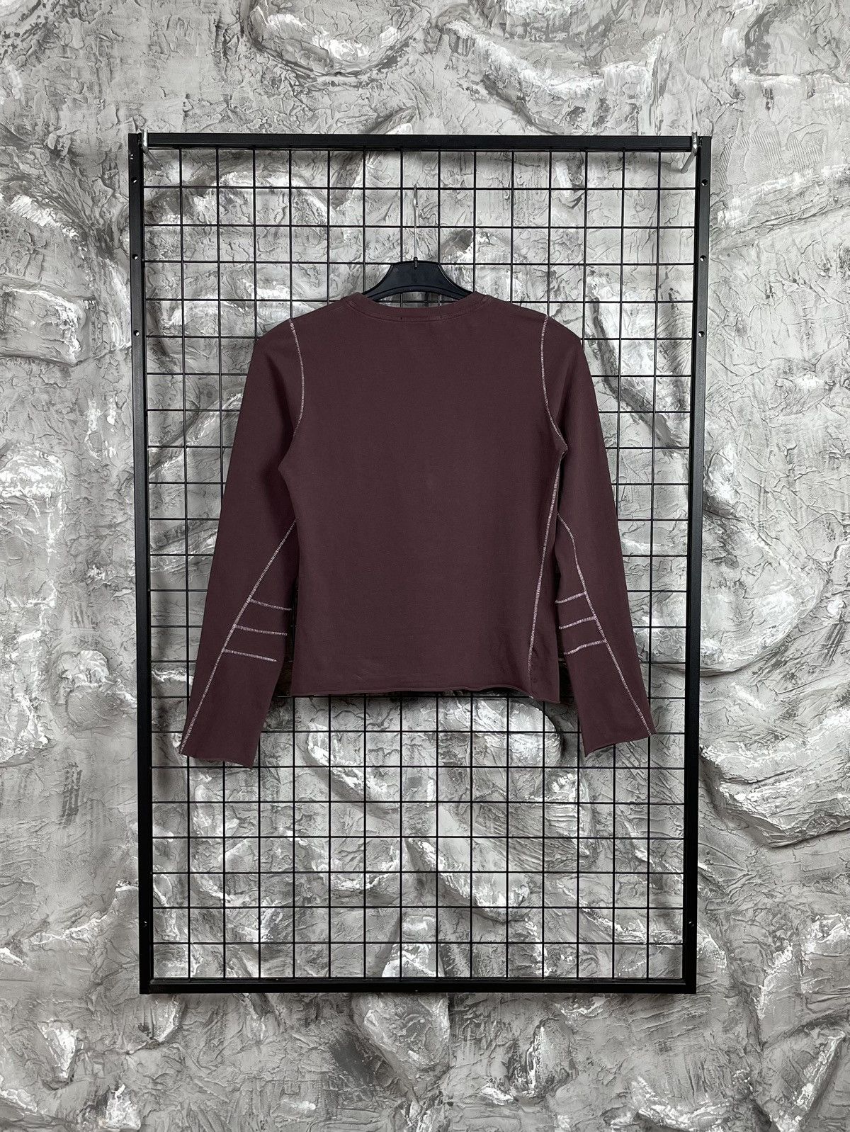 Marithe + Francois Girbaud M+ Francois Girbaud Rare Avant Garde Contrast Stitch Y2K Top Size S / US 4 / IT 40 - 2 Thumbnail