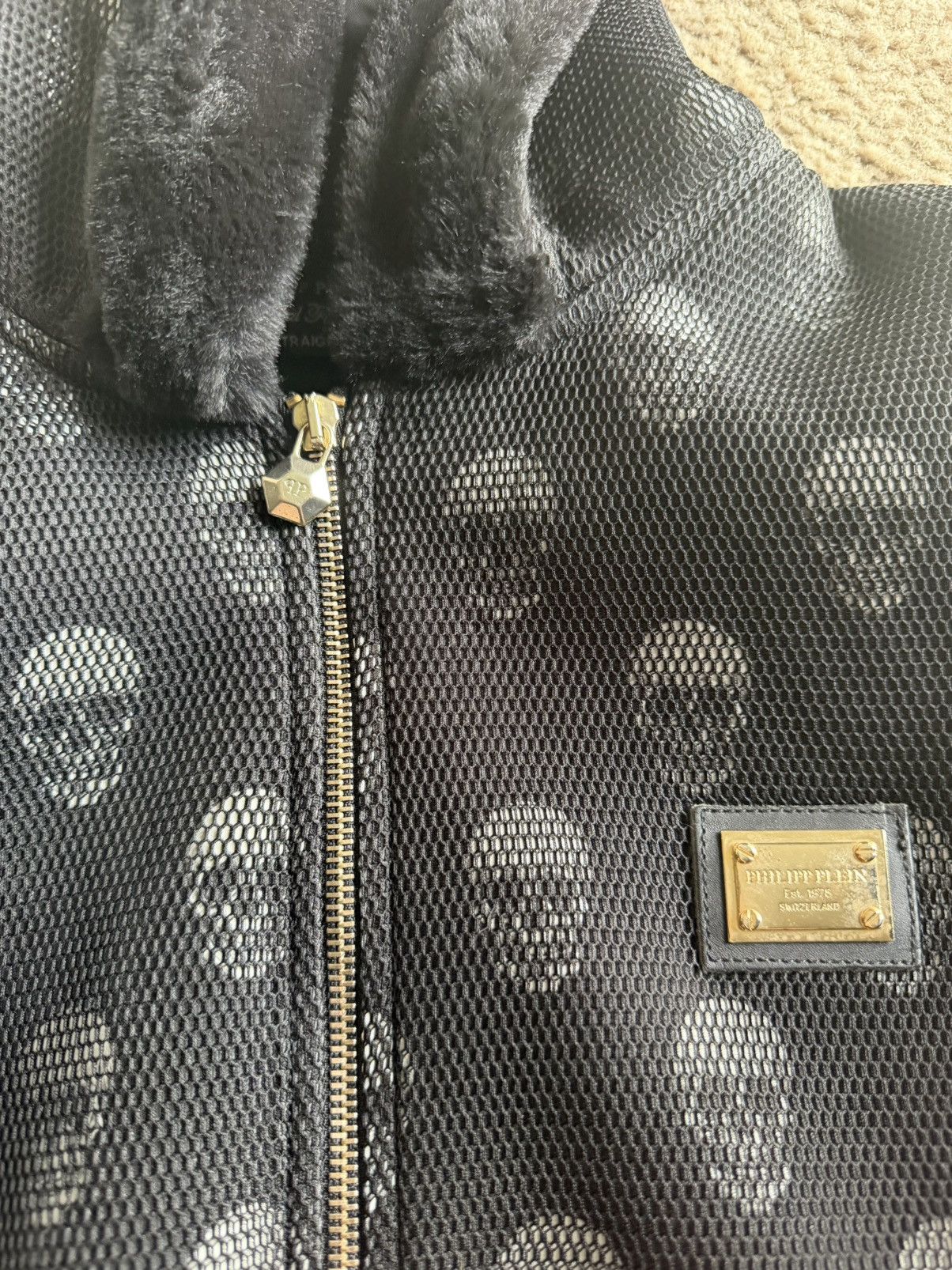 Philipp Plein Philipp plein extremely rare fur skull zip hoodie Size US XS / EU 42 / 0 - 3 Thumbnail