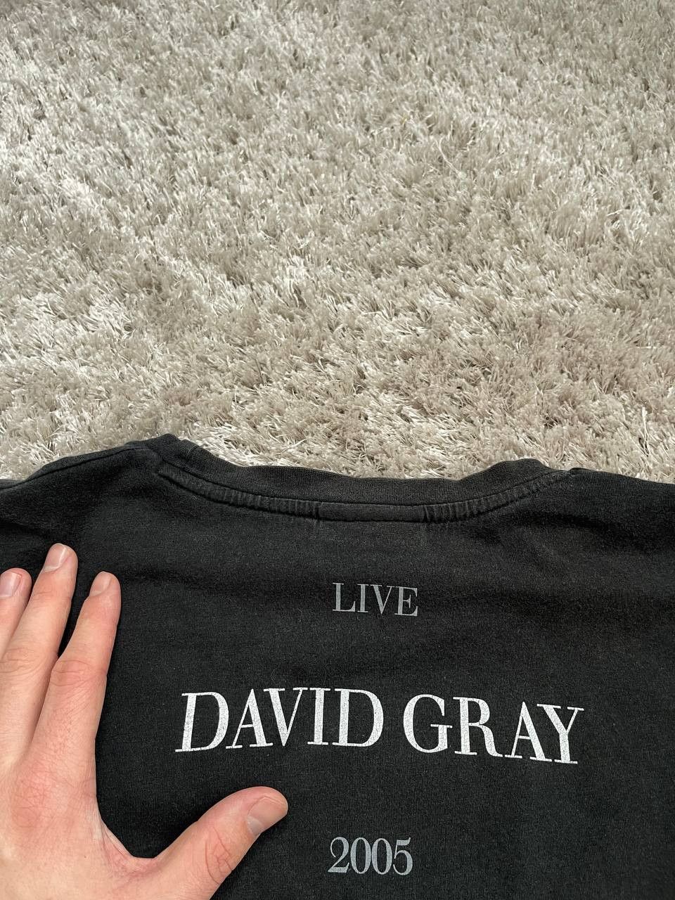 Vintage VINTAGE David Gray 2005 tour tee Size US XL / EU 56 / 4 - 11 Thumbnail