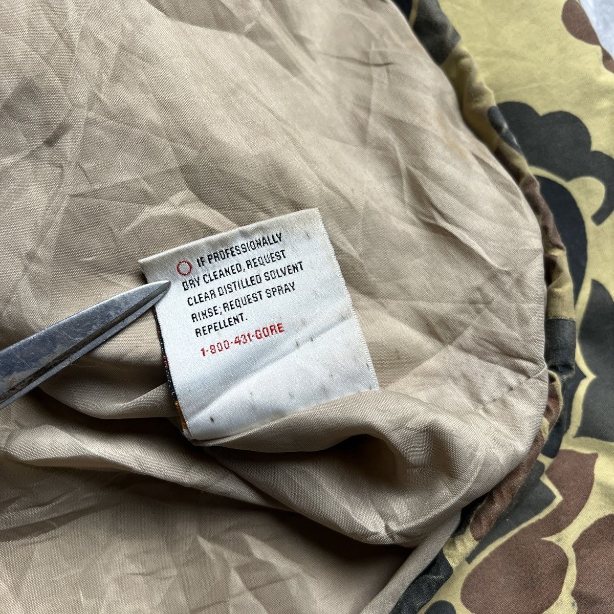 Goretex Vintage 80s 10X Duck Camo Gore-Tex Hunting Shooting Jacket Size US L / EU 52-54 / 3 - 7 Thumbnail