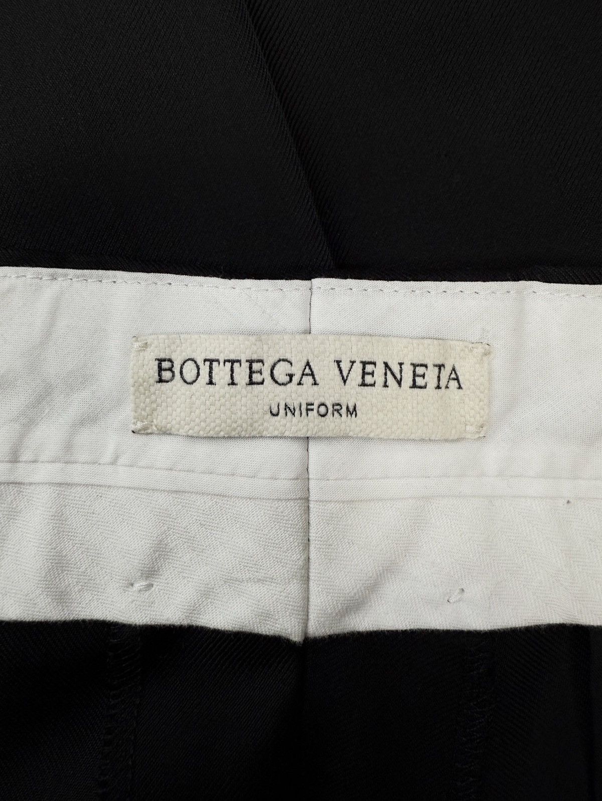 Bottega Veneta Bottega Veneta Uniform Black Slim Cut Pleated Trousers Size US 40 / EU 56 - 2 Thumbnail
