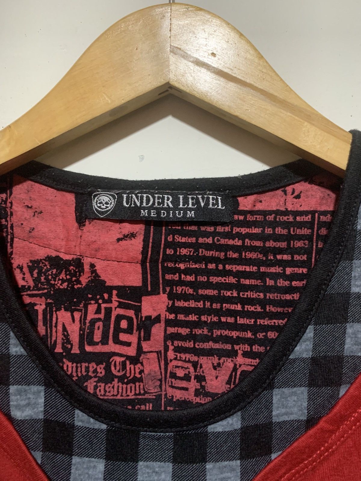 Japanese Brand Y2K Under Level Laced Double Layer Longsleeve Gothic Punk Size US M / EU 48-50 / 2 - 12 Thumbnail