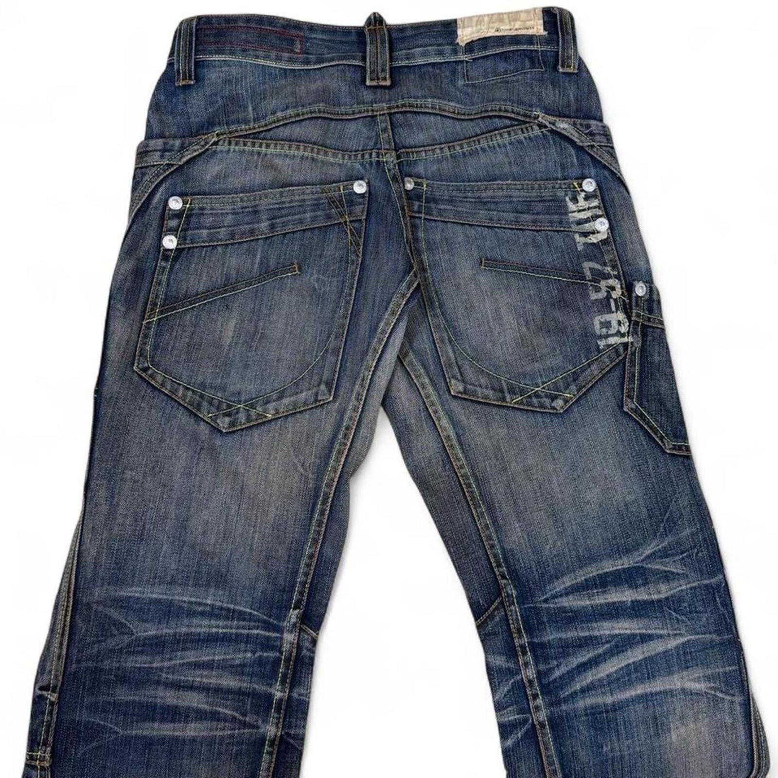 True Religion Rare y2k Vintage Tough Jeansmith military grade denim jeans Size 30" / US 8 / IT 44 - 4 Thumbnail