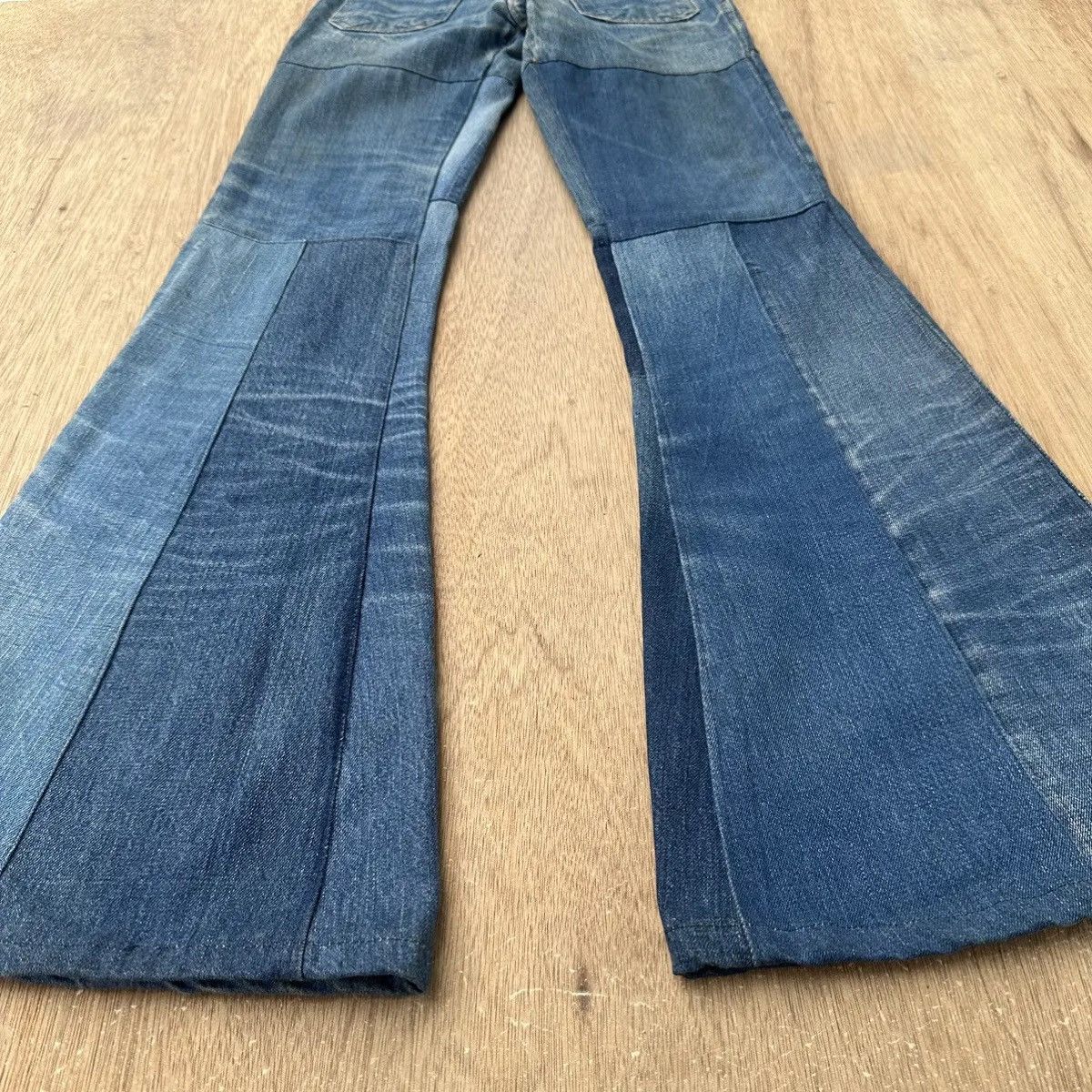 Hysteric Glamour FLARE/BOOTCUT‼️VTG BOBSON JEANS PATCHWORK VERY RARE WIDE LEG Size US 26 / EU 42 - 6 Thumbnail