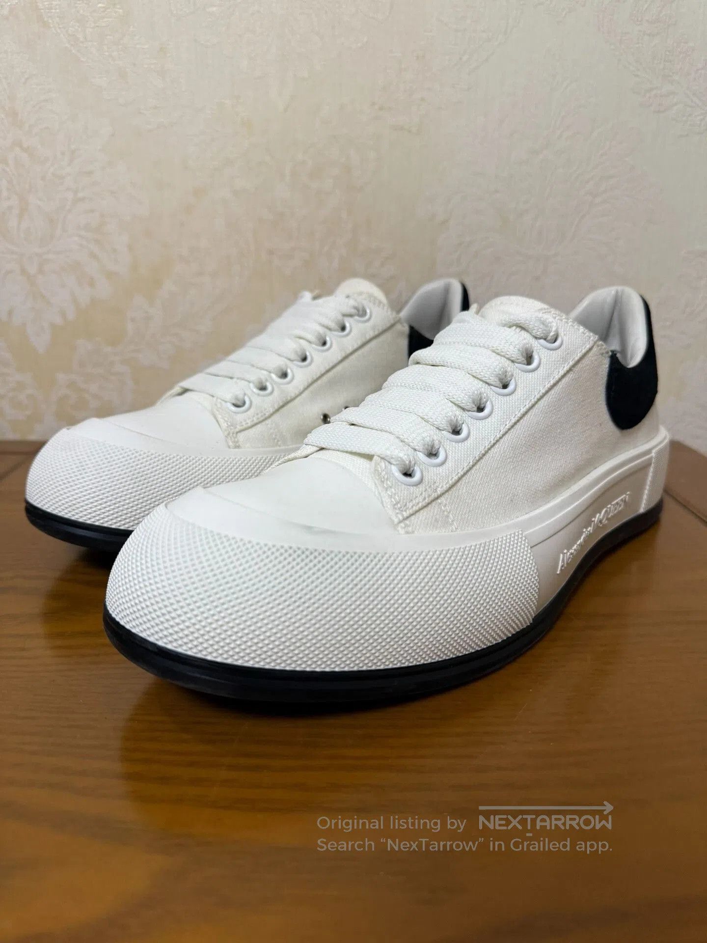 Alexander McQueen Canvas Deck Shoes.