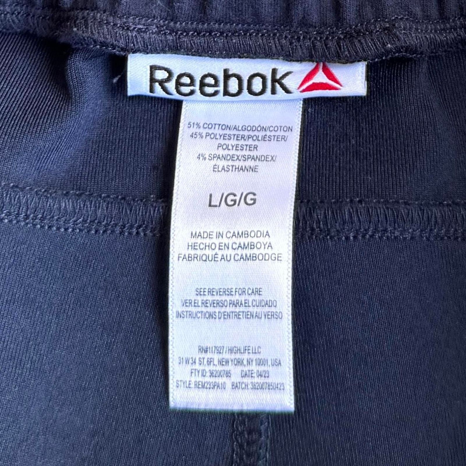 Reebok × Vintage Vintage Y2K Navy Blue & White Reebok Cargo Tech Sweatpants Size US 35 - 4 Thumbnail