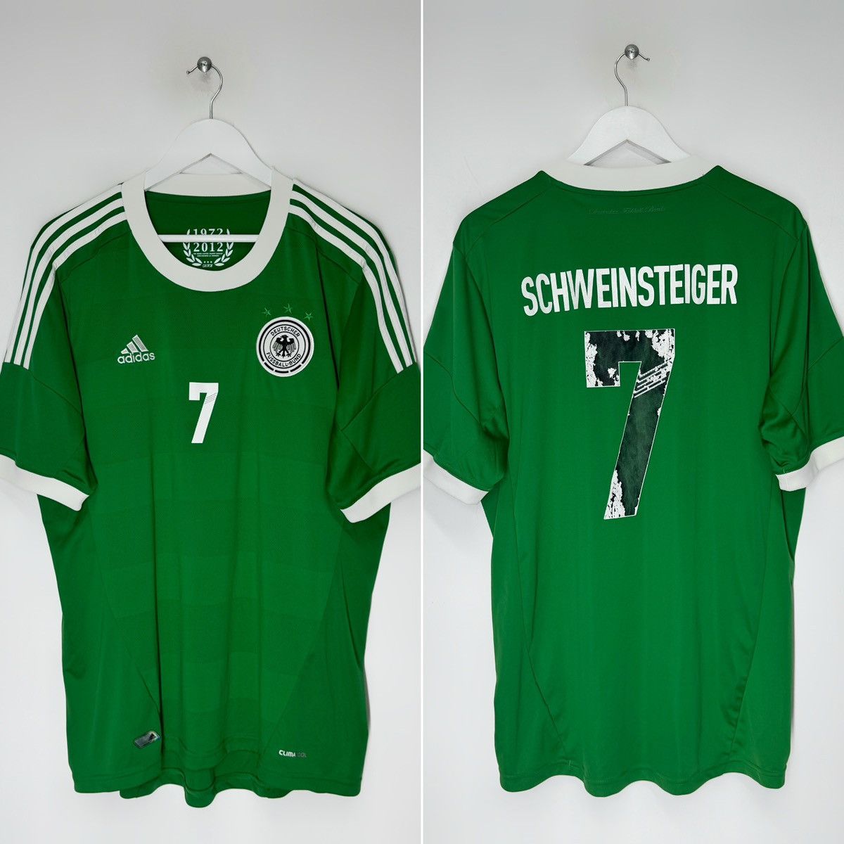 Adidas Schweinsteiger #7 Germany 2012/13 Away Shirt Size US XL / EU 56 / 4 - 1 Thumbnail