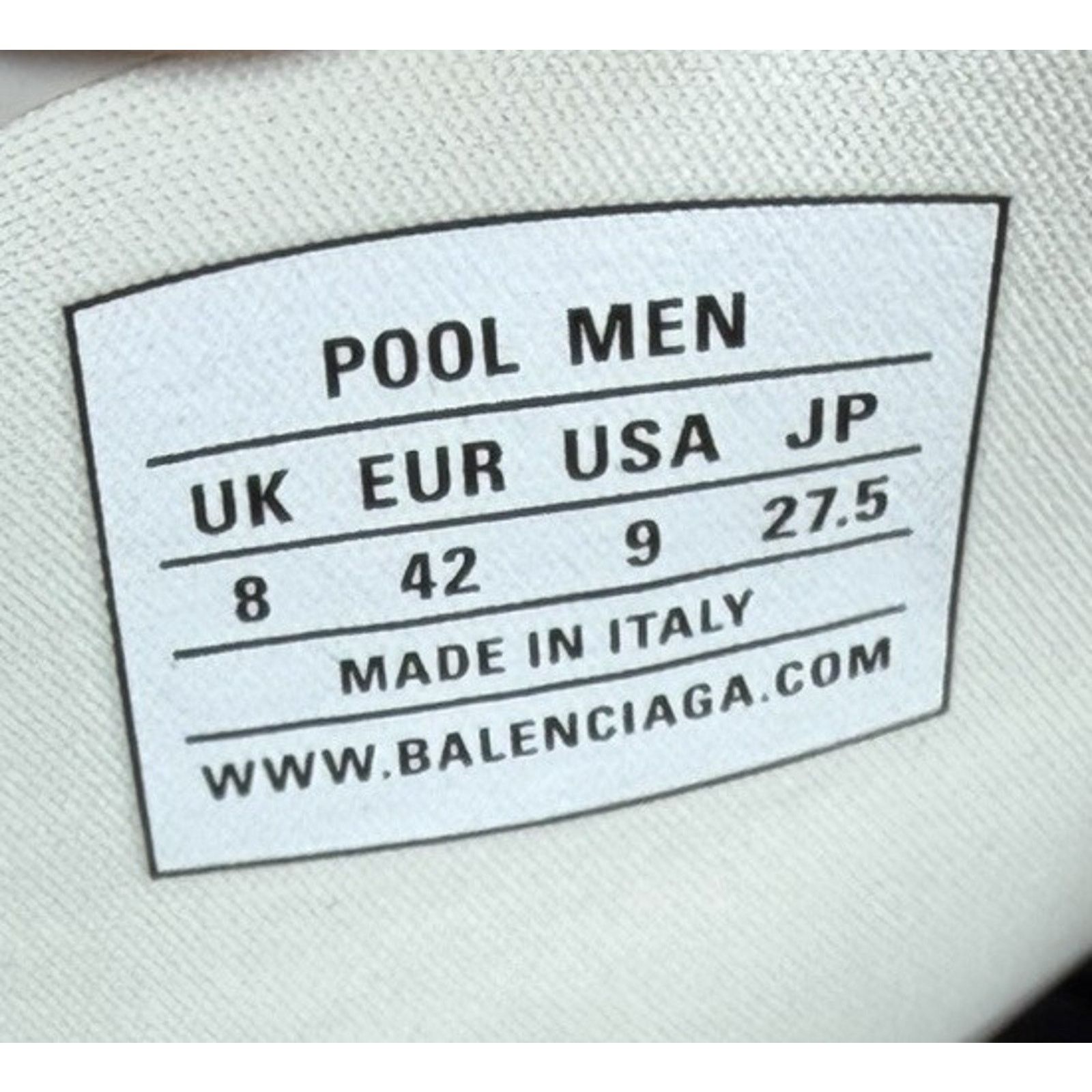 Balenciaga Size 9 - Balenciaga Beige Pool Campaign Logo Sandals NEW! Size US 9 / EU 42 - 9 Thumbnail