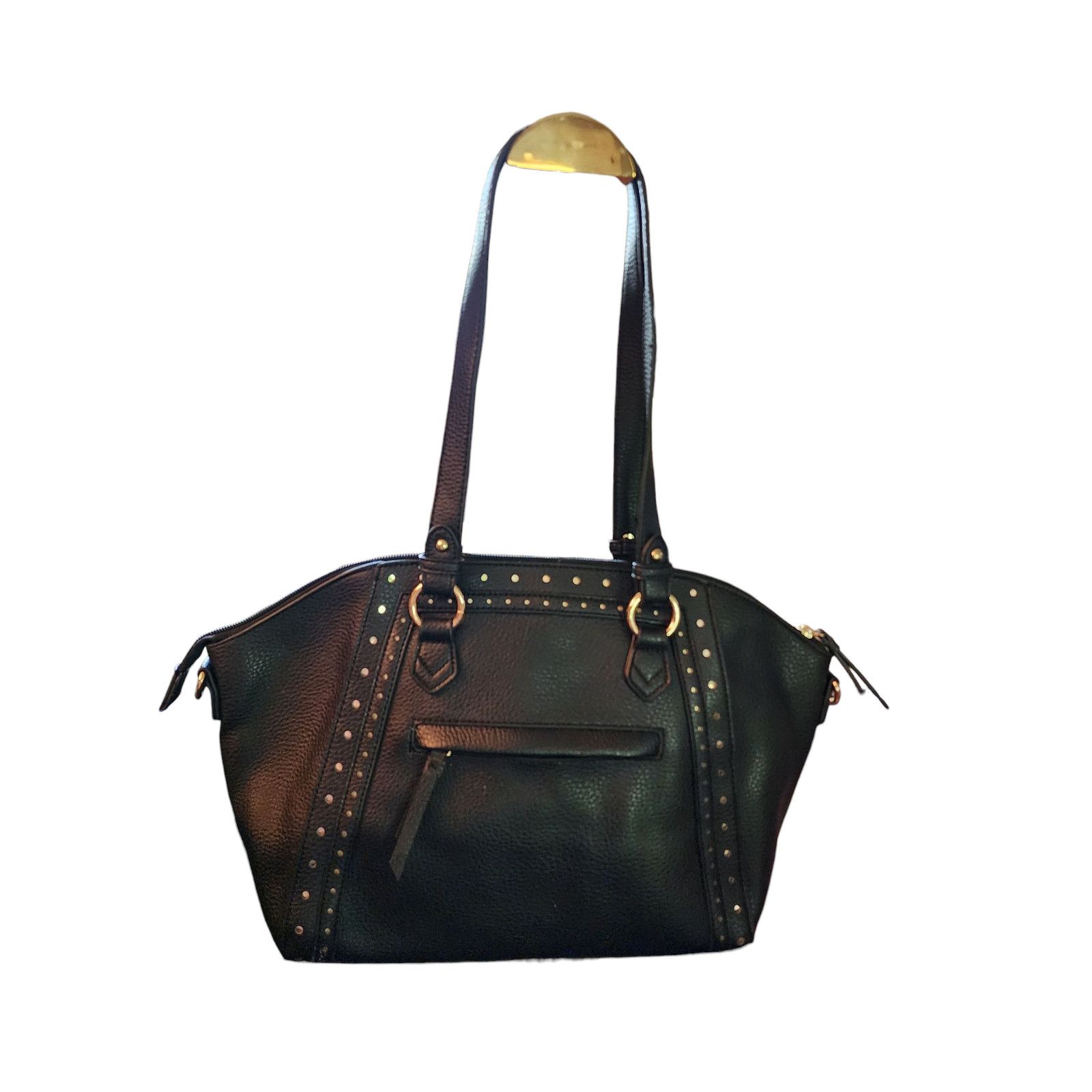 Jessica Simpson Jessica Simpson black faux leather bag with matching wallet. Size ONE SIZE - 2 Thumbnail