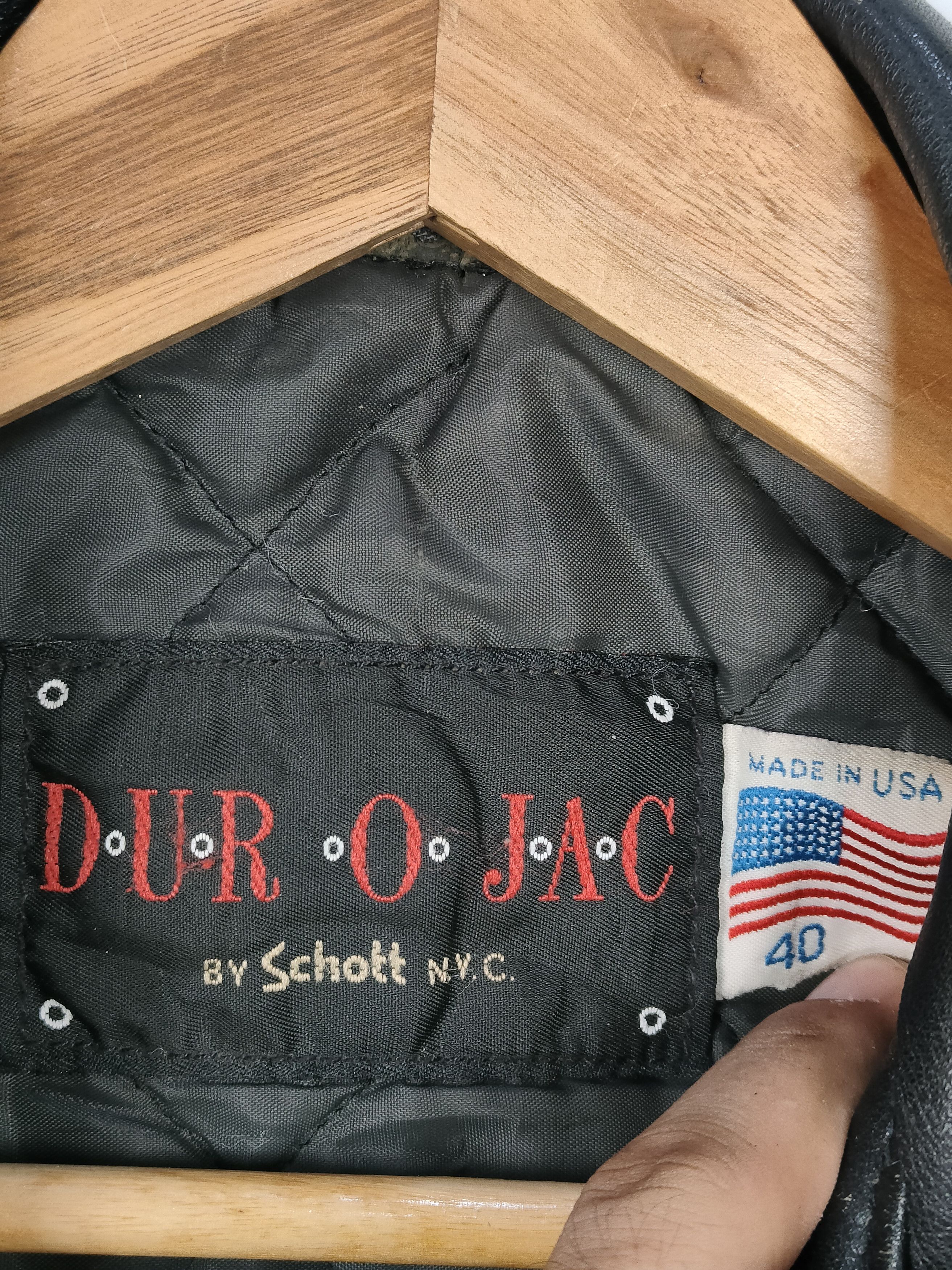 Schott × Vintage Vintage Punkrock Duro.Jac Schott Custom Stud Leather Jacket Size US M / EU 48-50 / 2 - 9 Thumbnail
