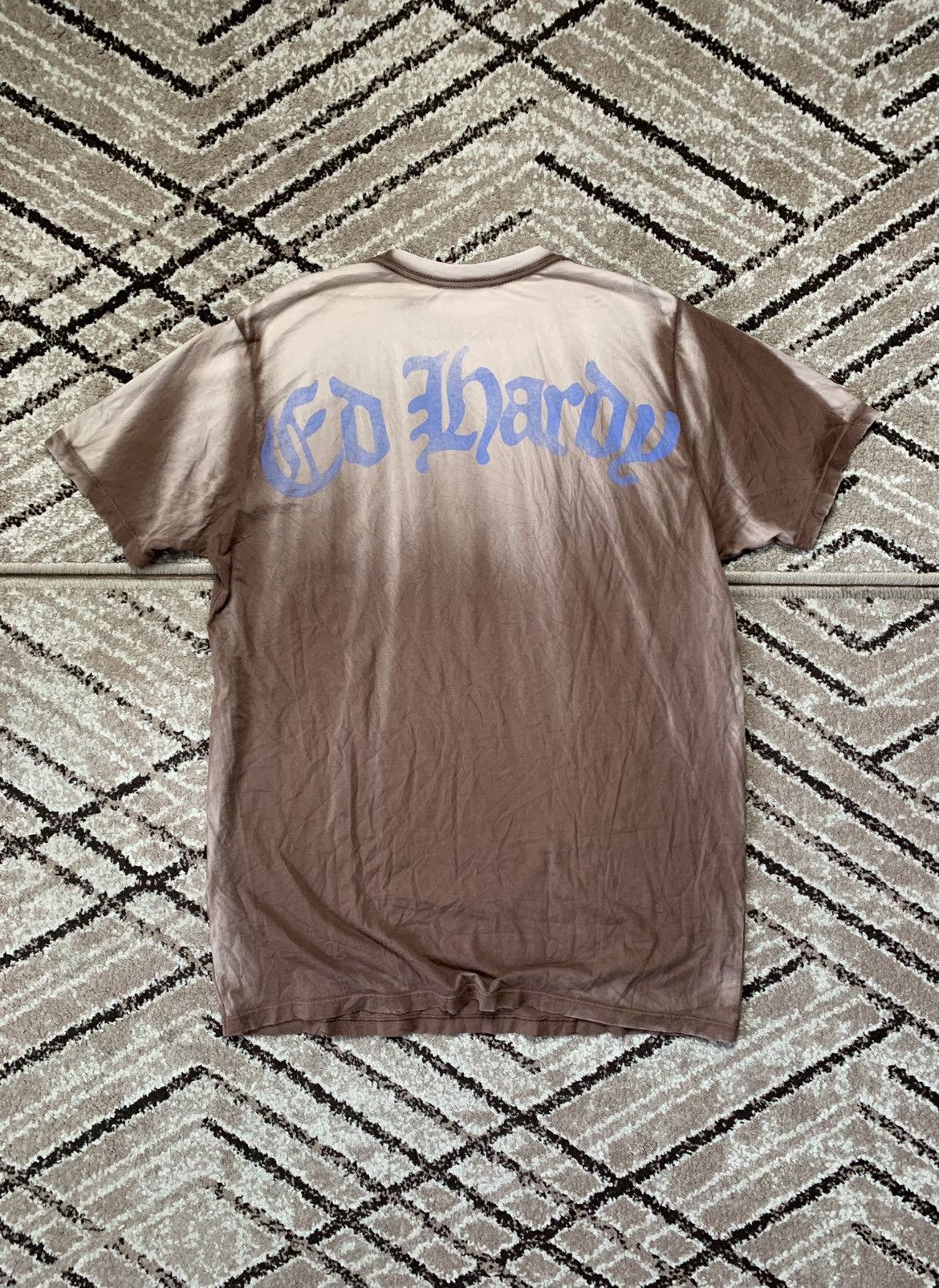 Christian Audigier Vintage Y2K Ed Hardy Tee Sexy Logo Skulls Life Love Swag Size US L / EU 52-54 / 3 - 2 Thumbnail