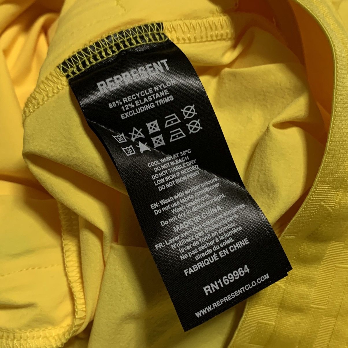 Represent Clo. Represent XS Shorts Team 247 Fused Lemon Yellow Bottoms Size US 28 / EU 44 - 9 Thumbnail
