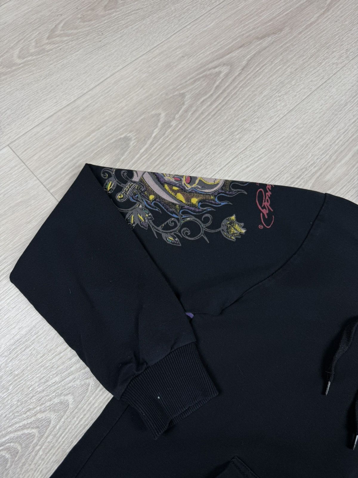 Ed Hardy Ed Hardy by Christian Audigier Women Zip Hoodie Big Logo Size S / US 4 / IT 40 - 5 Thumbnail