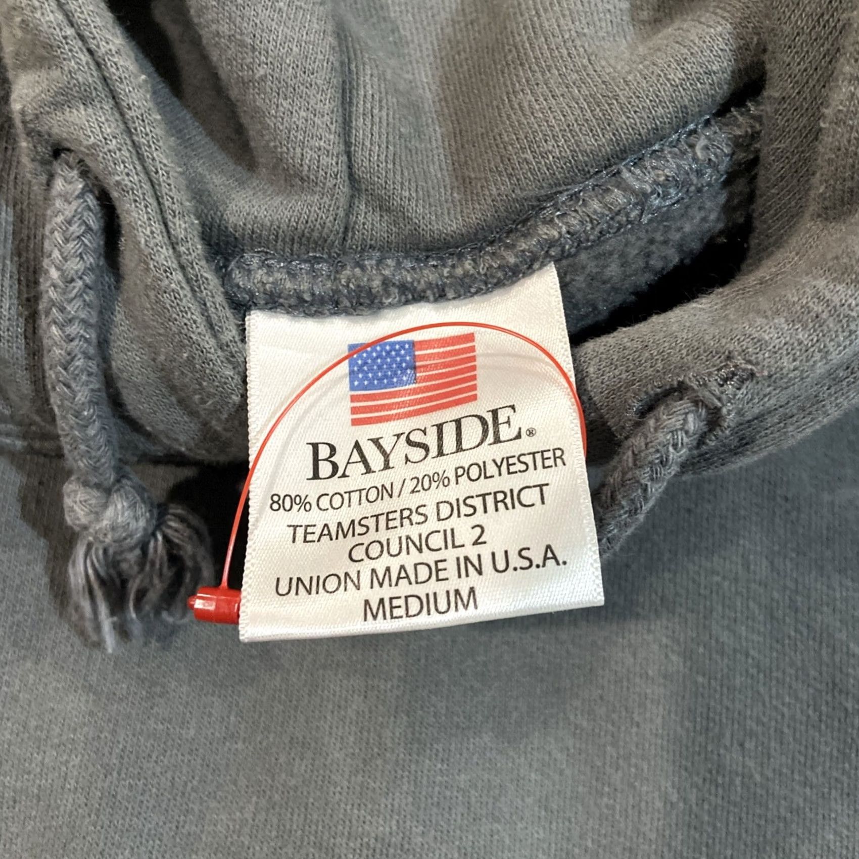 Vintage Hasan Piker Ideologie Peepo Hoodie Sweatshirt Bayside Gray M USA Graphic Print Hooded Pockets Pull Over Men-Logo Embroidered Size US M / EU 48-50 / 2 - 4 Thumbnail