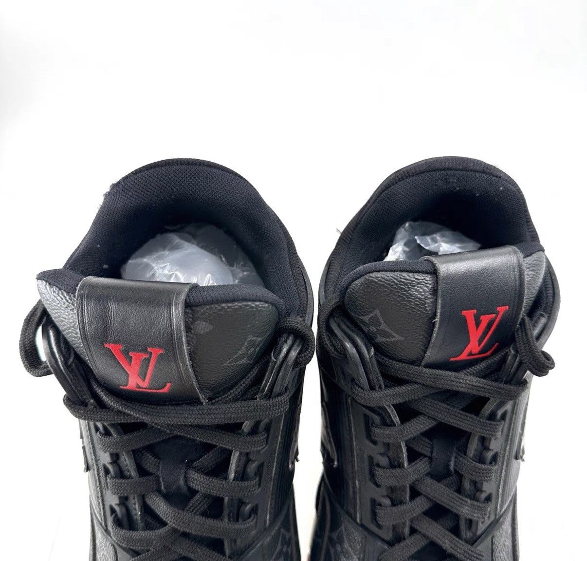 Louis Vuitton Louis Vuitton Trainer Classic Monogram High-Top Sneakers K12 Size US 8.5 / EU 41-42 - 4 Thumbnail