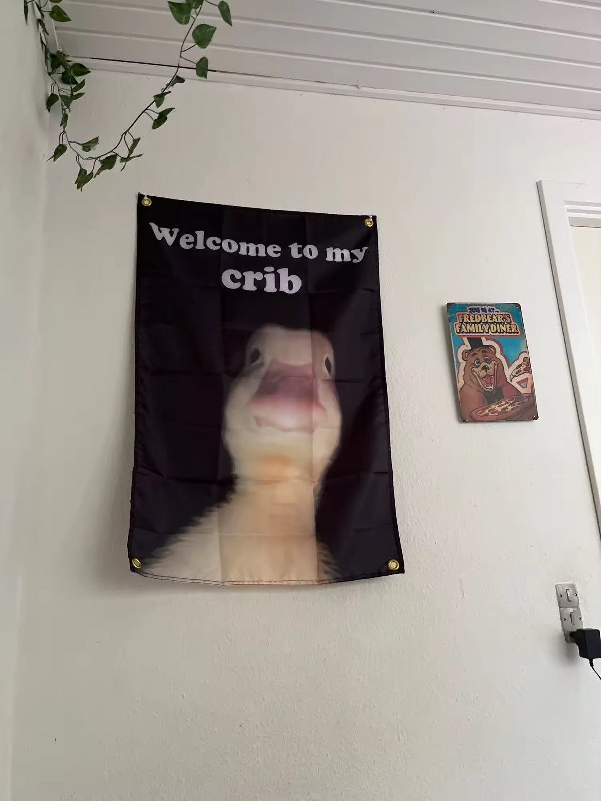 Other "Welcome to My Crib" Flag With Brass Grommet Decor Size ONE SIZE - 3 Thumbnail