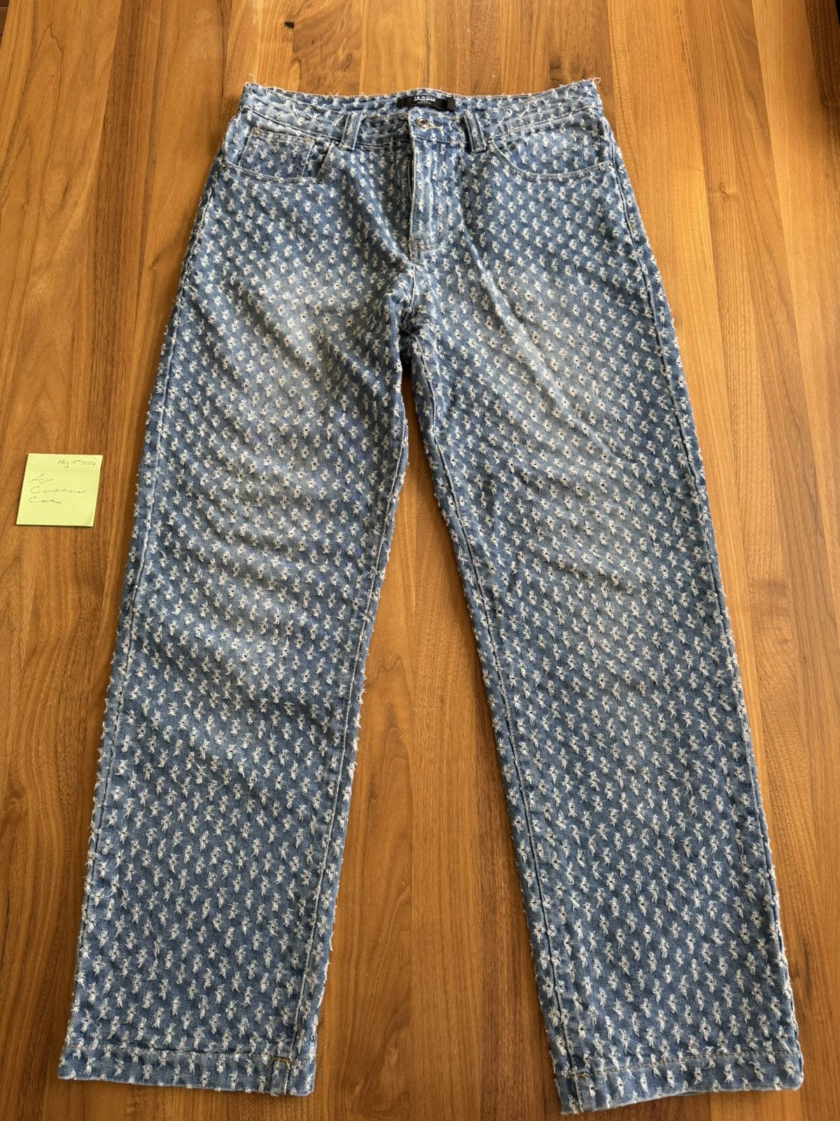 Jaded London Jaded London Distressed Light Blue Jeans Size US 32 / EU 48 - 1 Thumbnail
