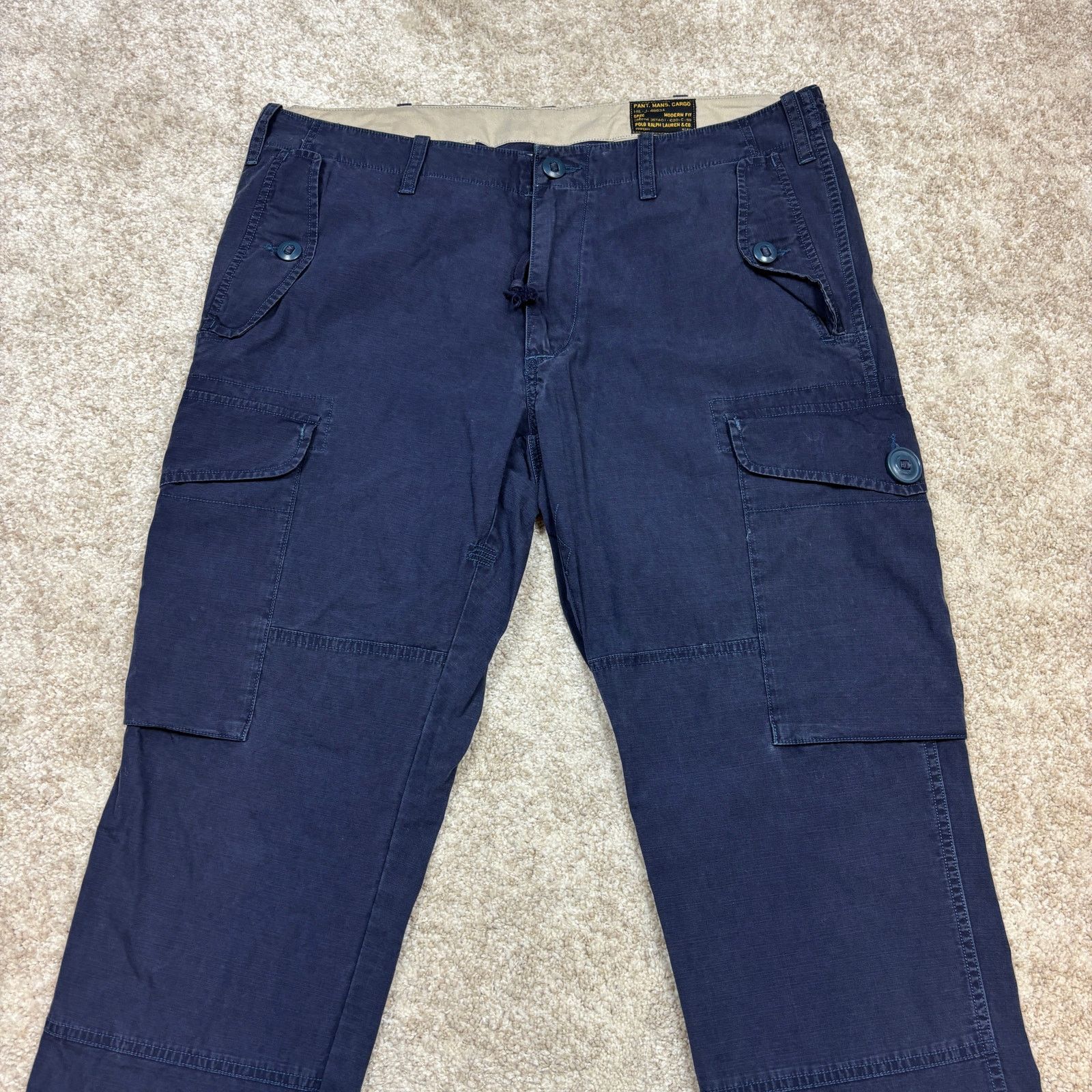 Polo Ralph Lauren × Vintage Vintage Polo Ralph Lauren RL 67 Cargo Military Pants 36x30 Size US 36 / EU 52 - 2 Thumbnail