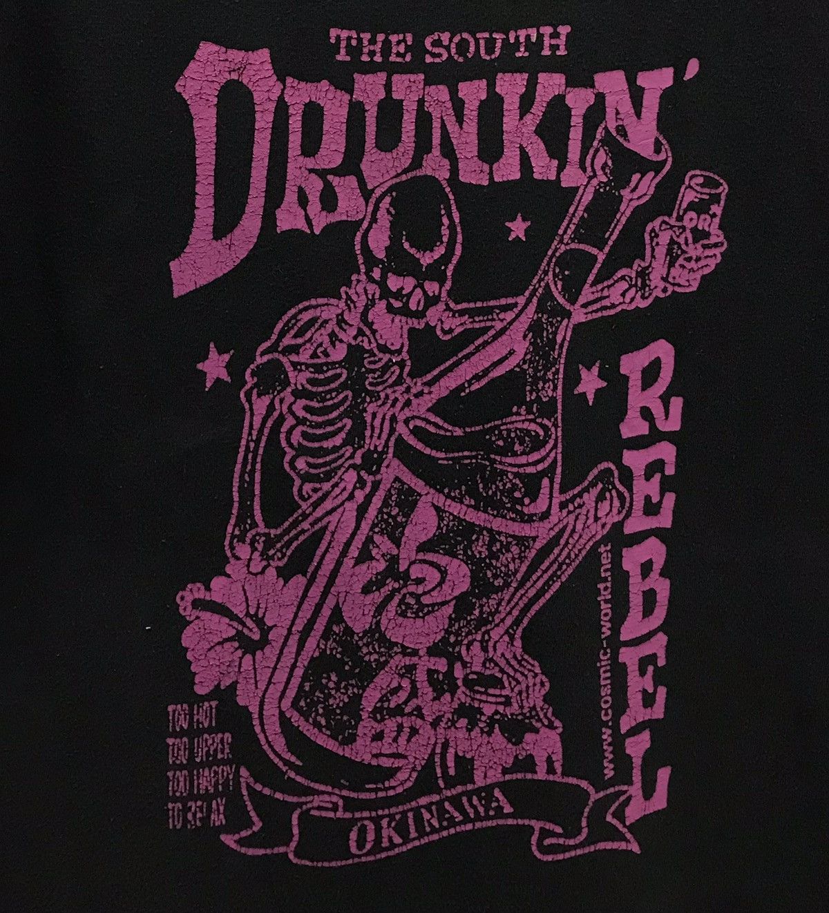 Vintage Vintage The South Drunkin Rebel Okinawa Shirt Size US L / EU 52-54 / 3 - 3 Thumbnail