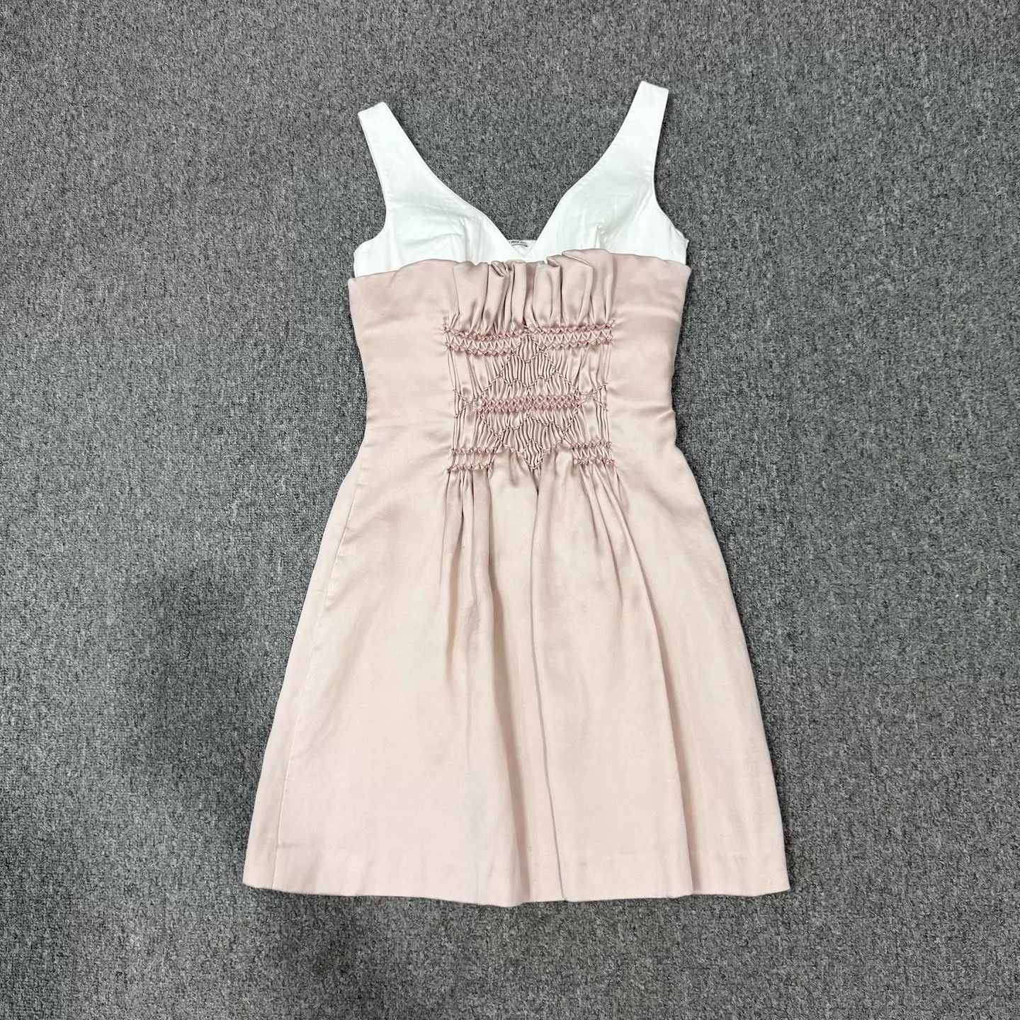 Miu Miu MIU MIU women's pink pleated dress 40 95 New Size S / US 4 / IT 40 - 1 Thumbnail