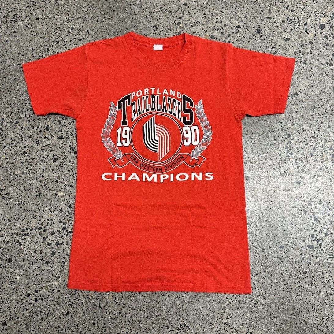 NBA × Vintage VINTAGE NBA PORTLAND TRAILBLAZERS CHAMPIONS 1990 TEE SHIRT Size US L / EU 52-54 / 3 - 1 Thumbnail