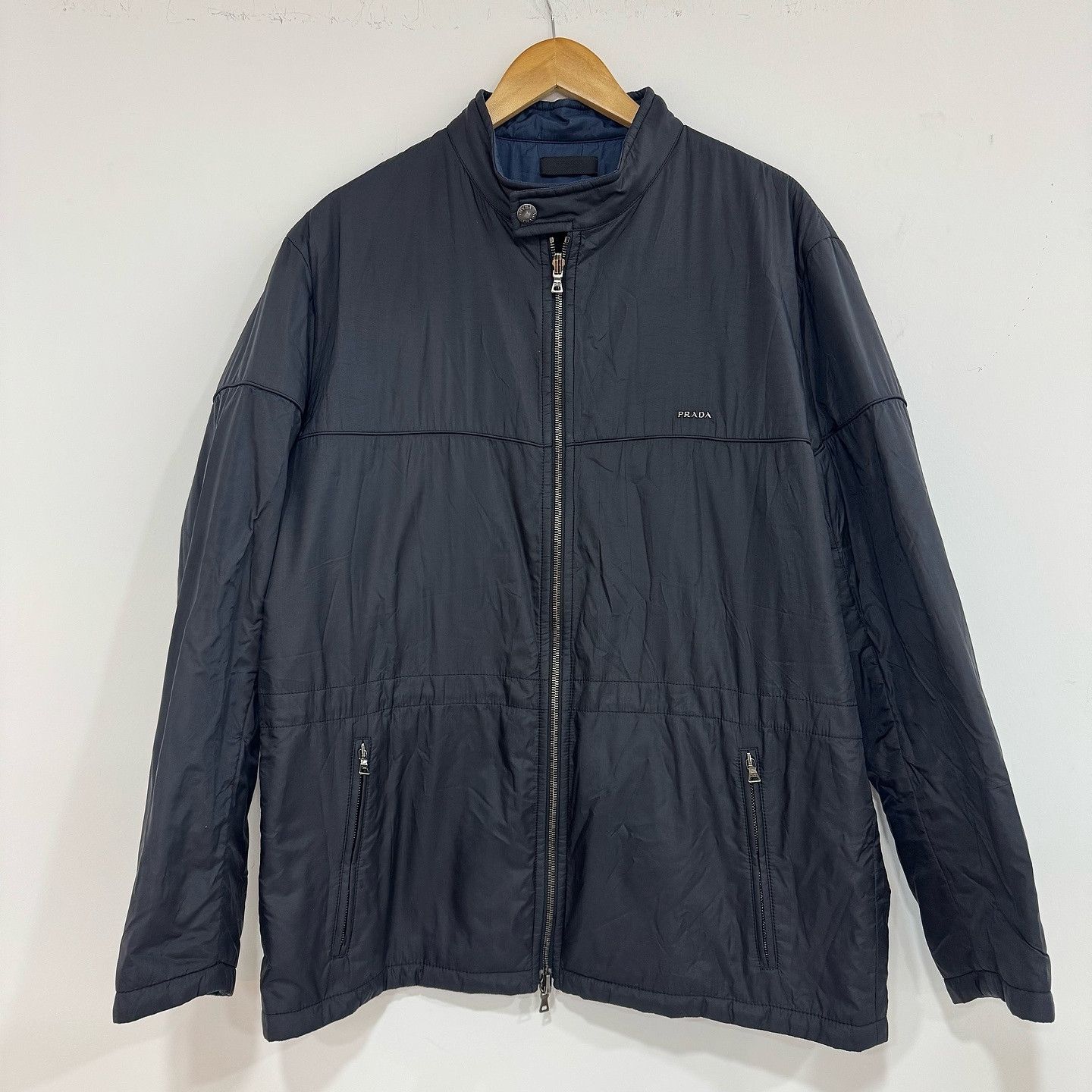 Prada Prada Nylon Zip-Up Jacket Size L Size US L / EU 52-54 / 3 - 1 Thumbnail