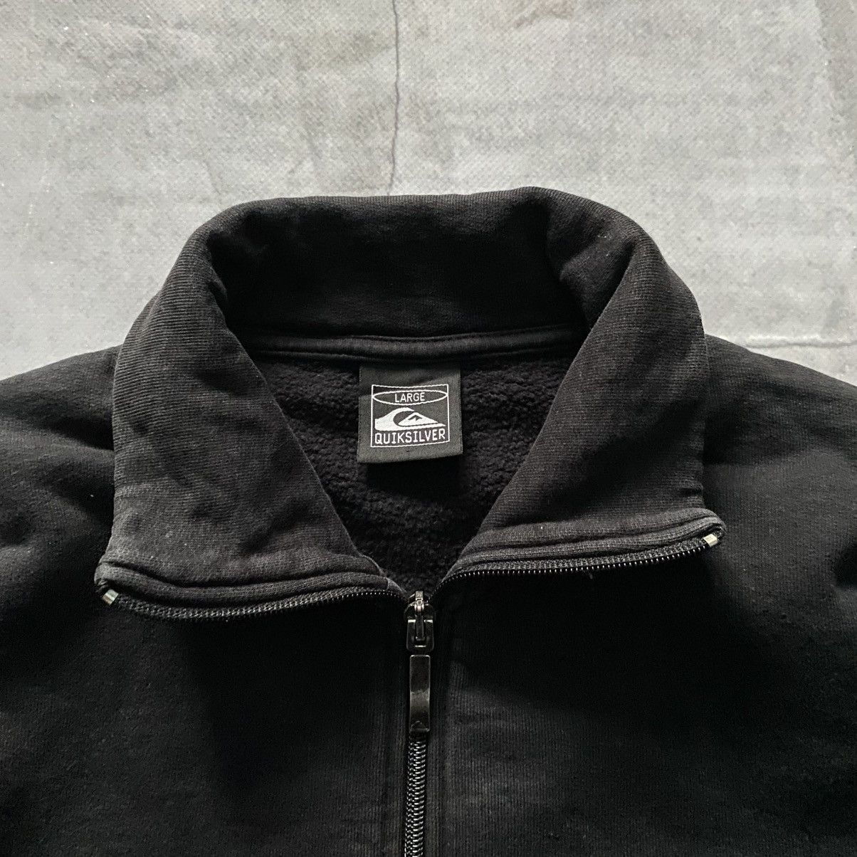 Vintage Vintage Quicksilver Faded Big Logo Zip Sweatshirt Surf Size US L / EU 52-54 / 3 - 7 Thumbnail