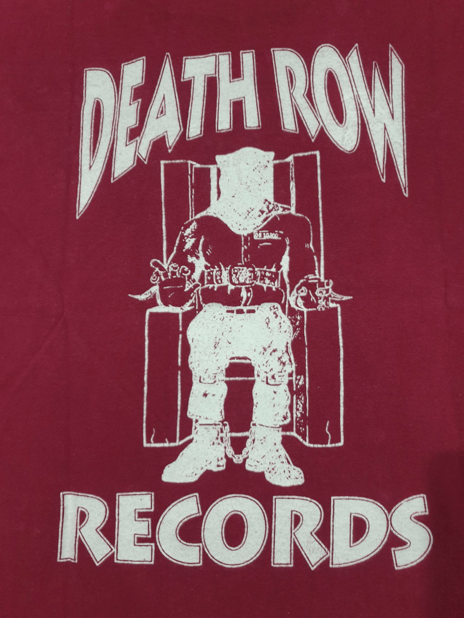 Death Row Records × Vintage 90s 2 PAC Death Row Records T-shirt Size US XL / EU 56 / 4 - 5 Thumbnail