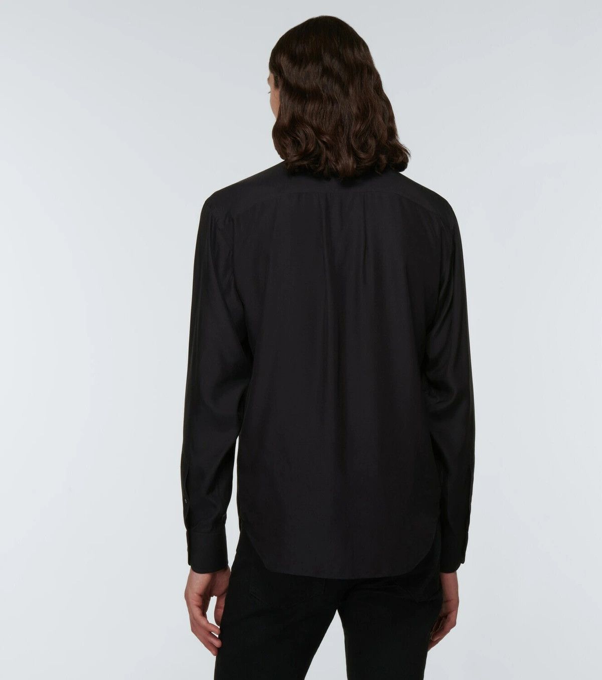 Tom Ford o1y0425 Solid Color Shirt in Black Size US S / EU 44-46 / 1 - 4 Thumbnail