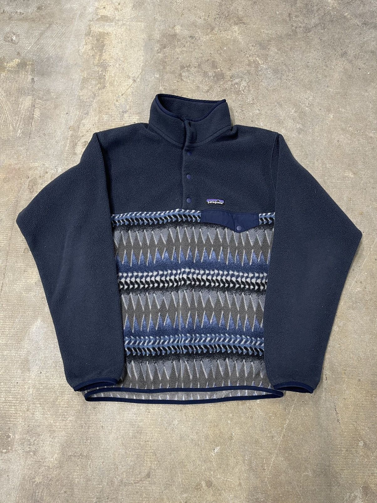 Patagonia Y2K Patagonia Patterned Synchilla Snap T Fleece Grailed