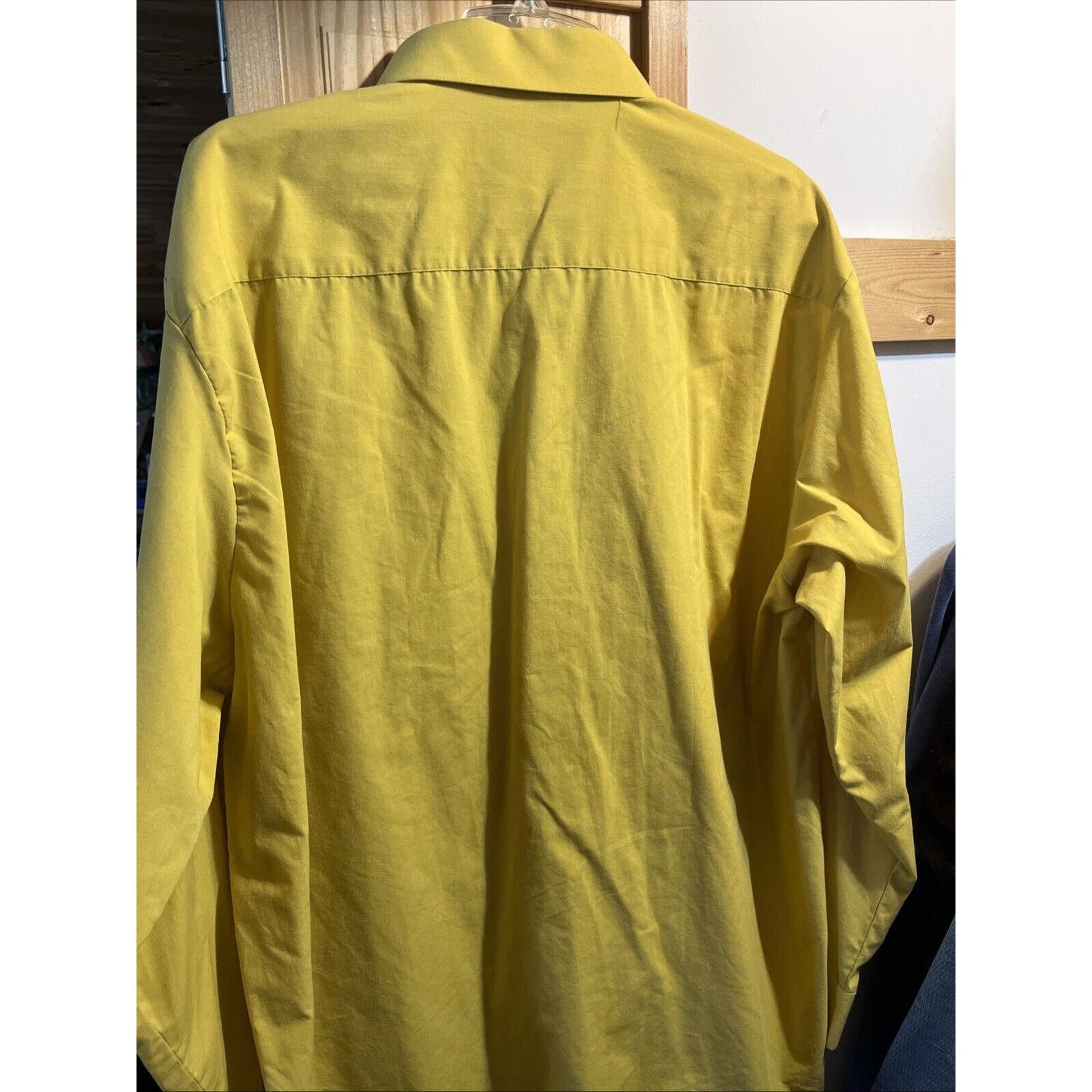 Other Fortino Landi Shirt Mens 17 36/37 French Cuff Button Gold LS Size US L / EU 52-54 / 3 - 8 Thumbnail