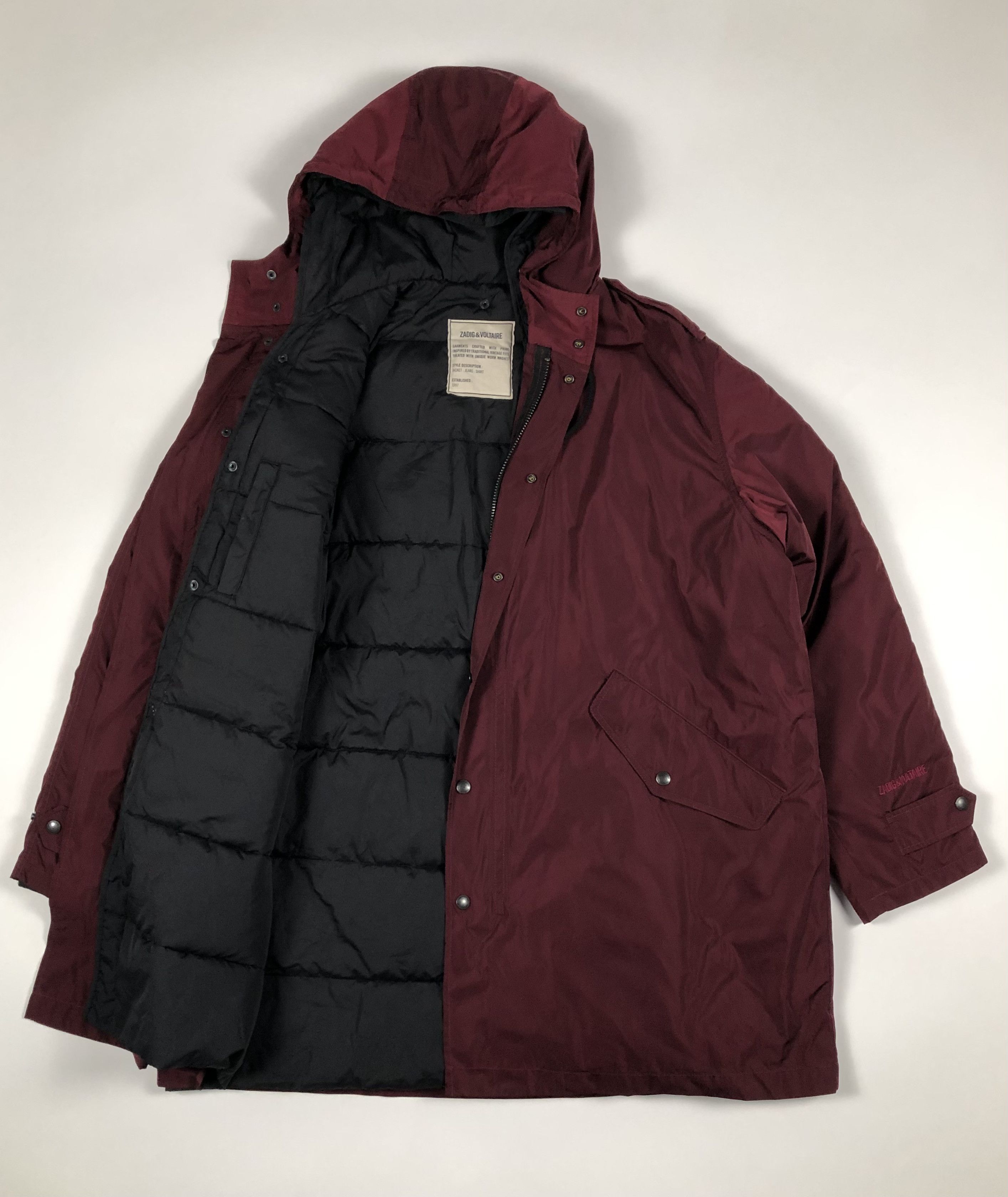 Zadig & Voltaire Zadig & Voltaire Kattle Ame Tech Parka Size US L / EU 52-54 / 3 - 6 Thumbnail