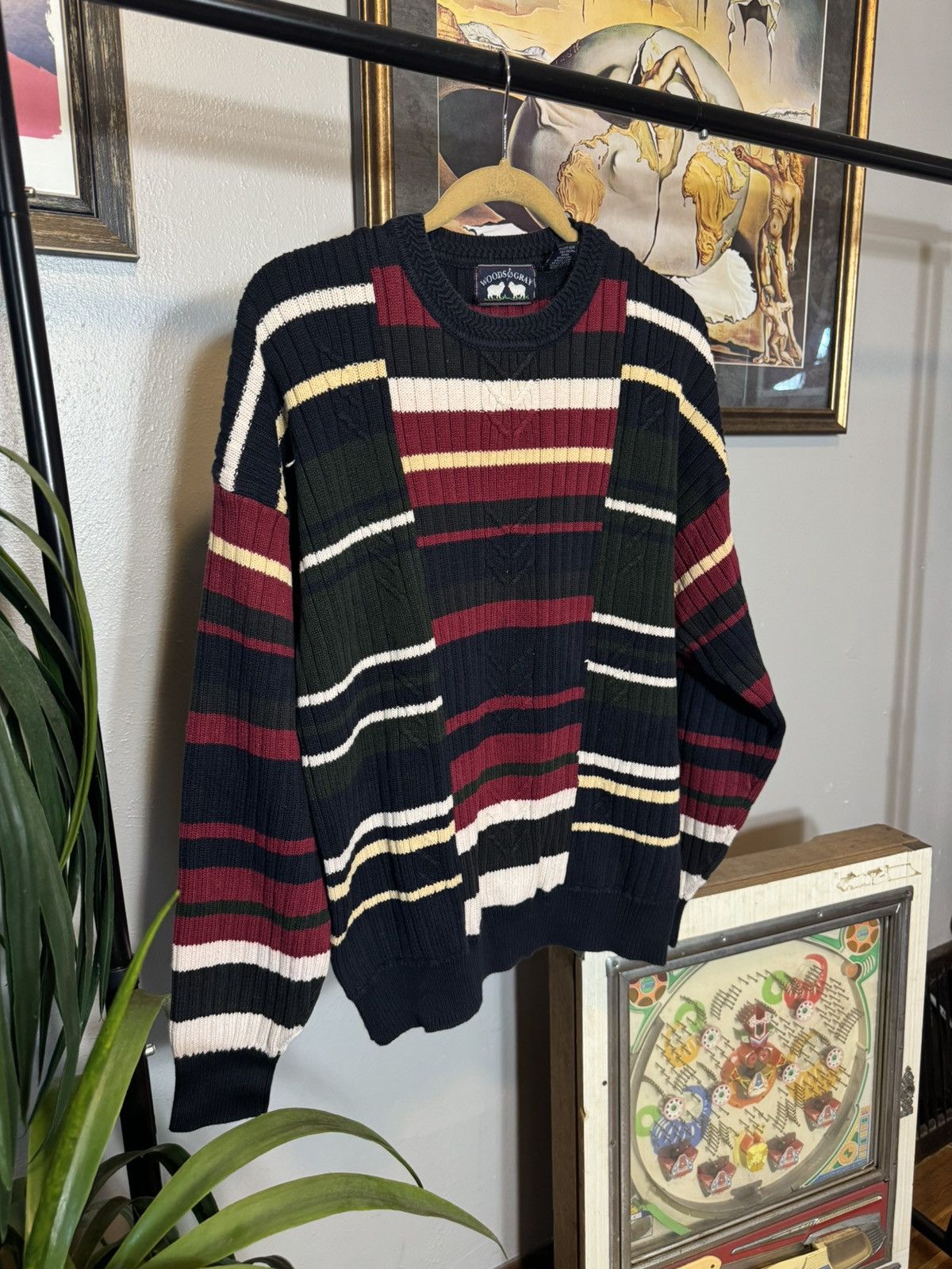 Vintage Vintage Plaid Sweater Size US XL / EU 56 / 4 - 3 Thumbnail