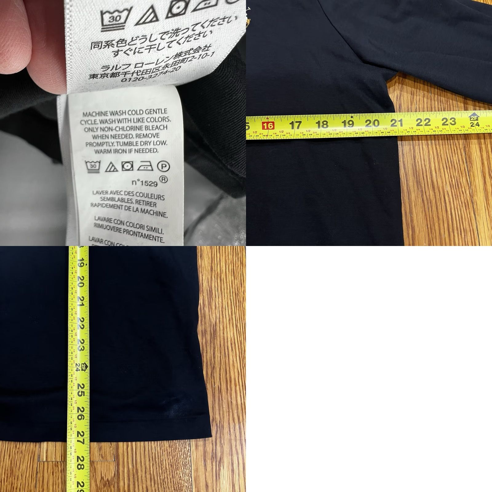 Polo Ralph Lauren Polo Ralph Lauren Shirt Mens Size Large Long Sleeve Golf Lightweight Black Size US L / EU 52-54 / 3 - 8 Thumbnail