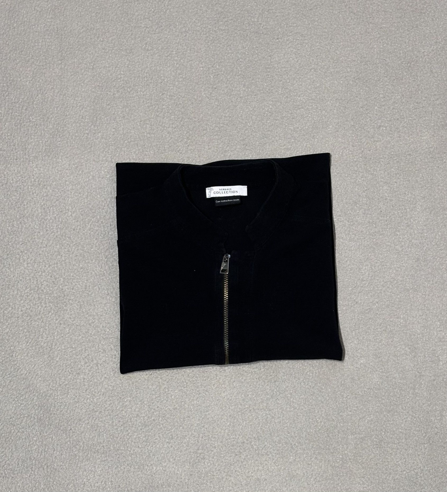 Versace Versace Collection Black T-Shirt 1/4 zip size. L Size L / US 10 / IT 46 - 16 Thumbnail
