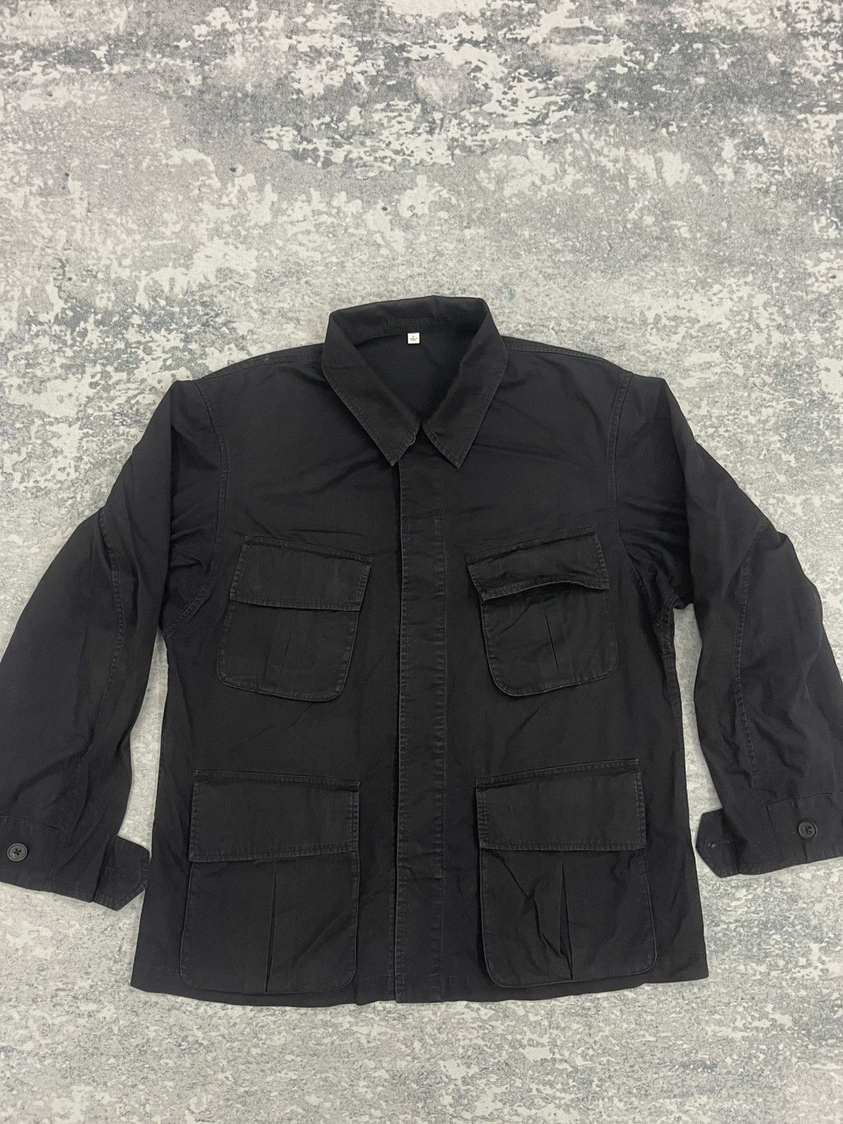 Lemaire × Uniqlo Uniqlo U Military Utility Jacket 4-Pocket Field Coat - Black Size US L / EU 52-54 / 3 - 1 Thumbnail