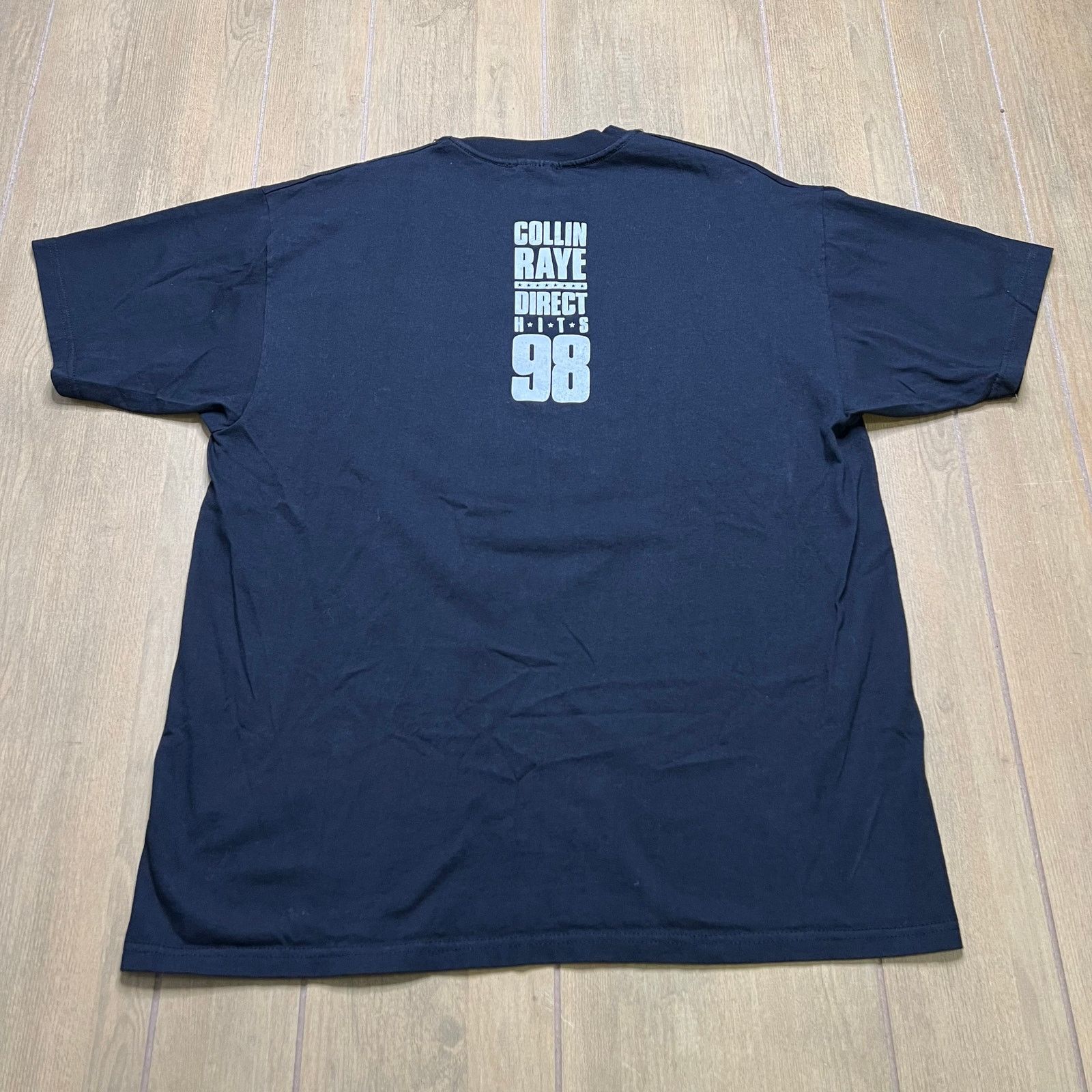 Hanes Vintage 90s Collin Raye "Direct Hits" t-shirt Men Sz XL Size US XL / EU 56 / 4 - 7 Thumbnail