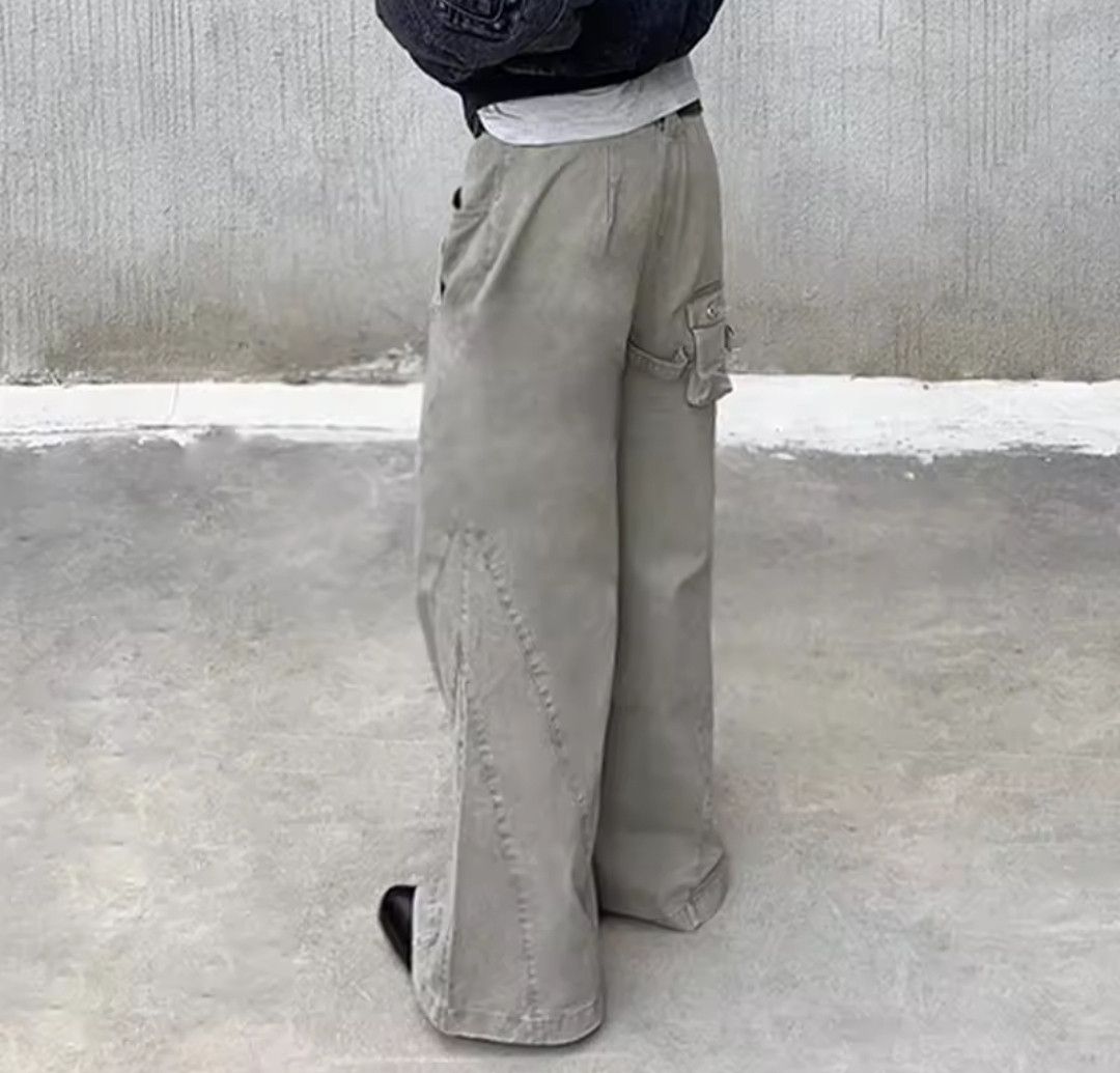 Japanese Brand × Jean 3 Dimensions Pocket Patchwork Cargo Jeans Size US 32 / EU 48 - 4 Thumbnail