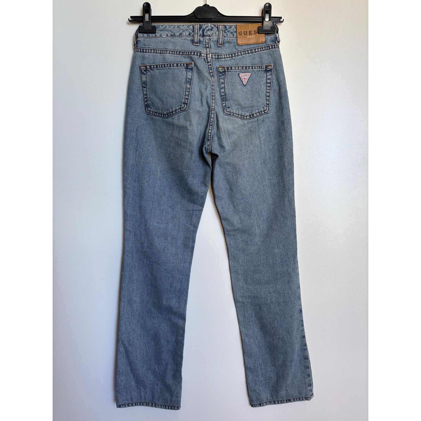 Guess × Vintage Vintage Guess Italy 27 High Waist Straight Leg 90s DenimRare Size US 27 - 6 Thumbnail