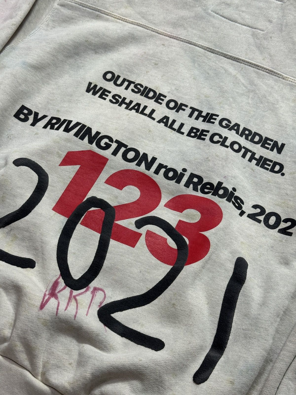 Designer × RRR-123 *RARE* GRAFFITI GARDEN RRR-123 GOD RELIGION HOODIE Size US S / EU 44-46 / 1 - 13 Thumbnail
