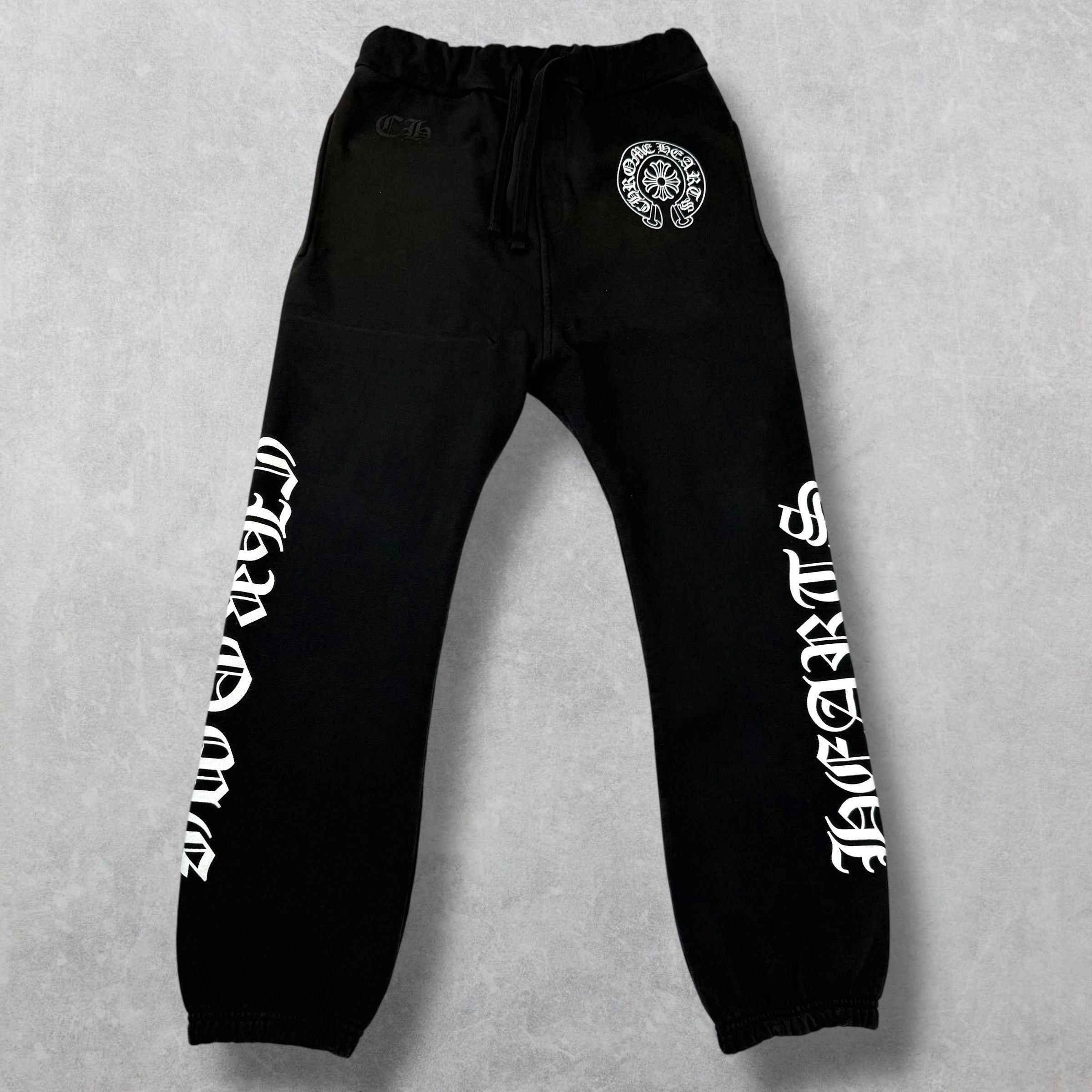 Chrome Hearts Chrome Hearts Horseshoe Logo Spell Out Sweatpants XS 