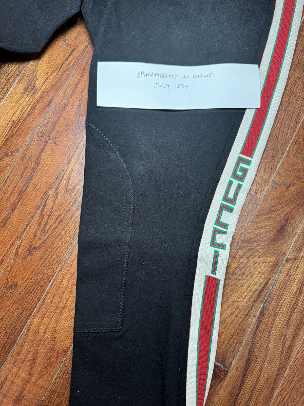 Gucci Gucci Sideline Moto Look Trousers Pants size 32 Size US 32 / EU 48 - 3 Thumbnail