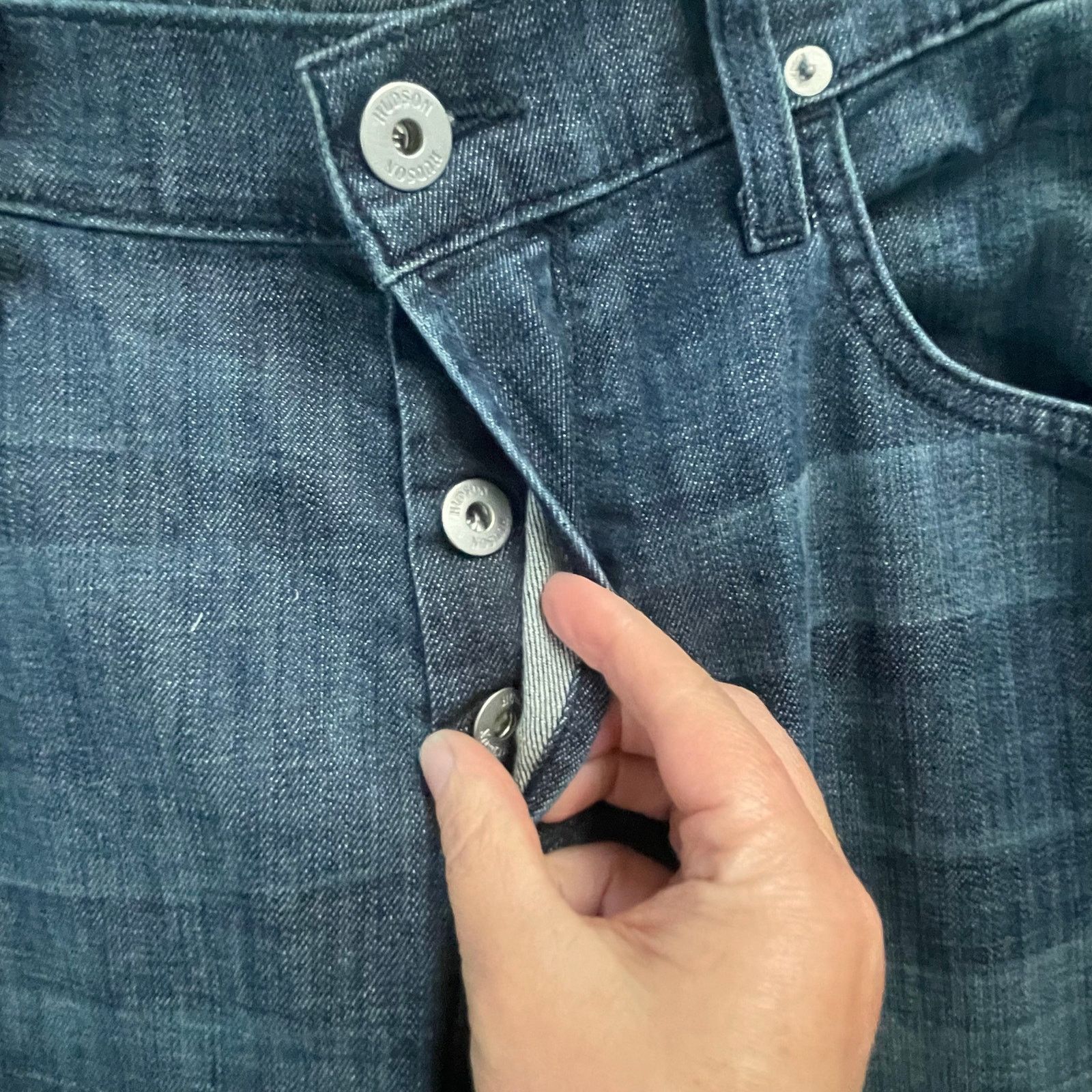 Hudson Hudson Byron Straight Size 38 Jeans Mens Button Fly 38x31 Size US 38 / EU 54 - 3 Thumbnail