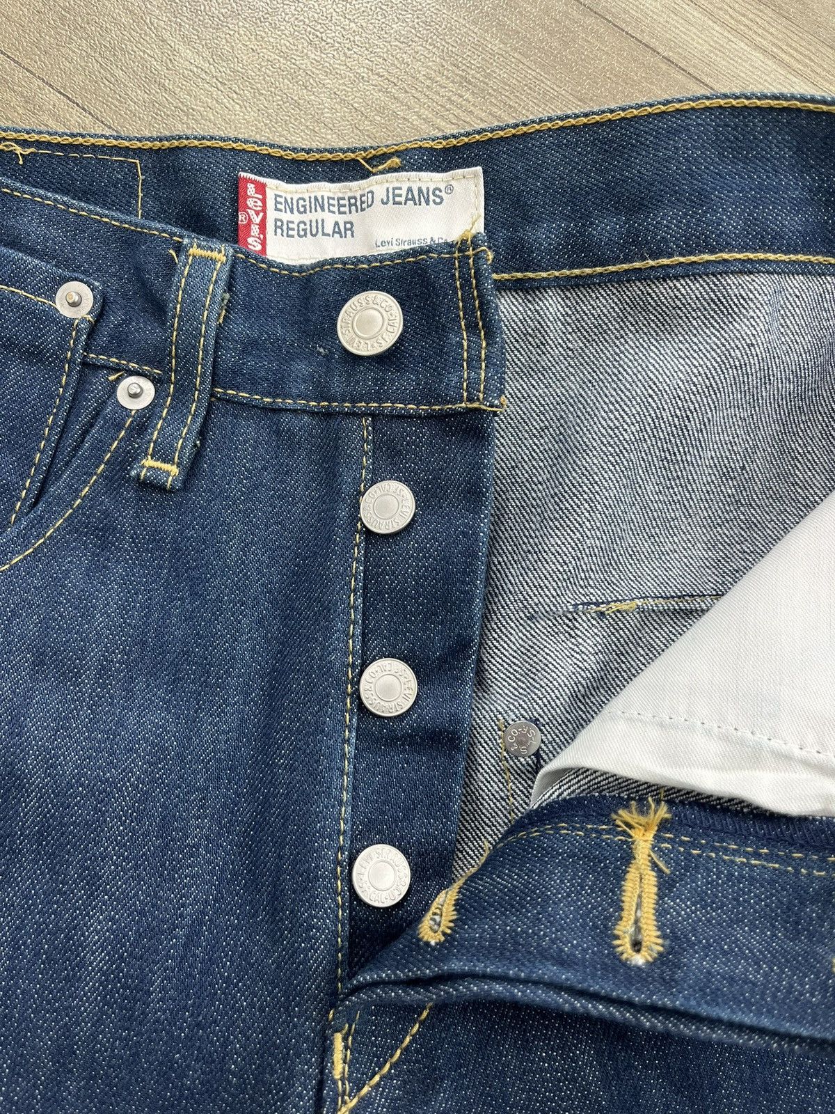 Levi's Vintage Clothing 1999s Vintage Levi’s Engineered Japan Indigo Baggy Jeans Size US 29 - 7 Thumbnail