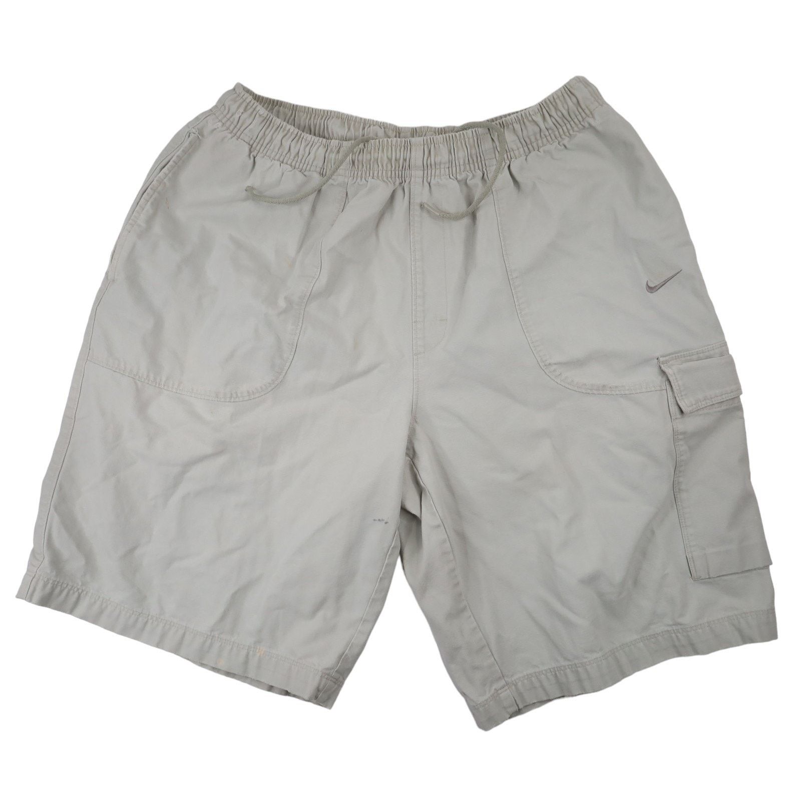 Nike × Vintage Vintage Y2k Nike Mini Swoosh Cargo Shorts Size US 32 / EU 48 - 1 Thumbnail