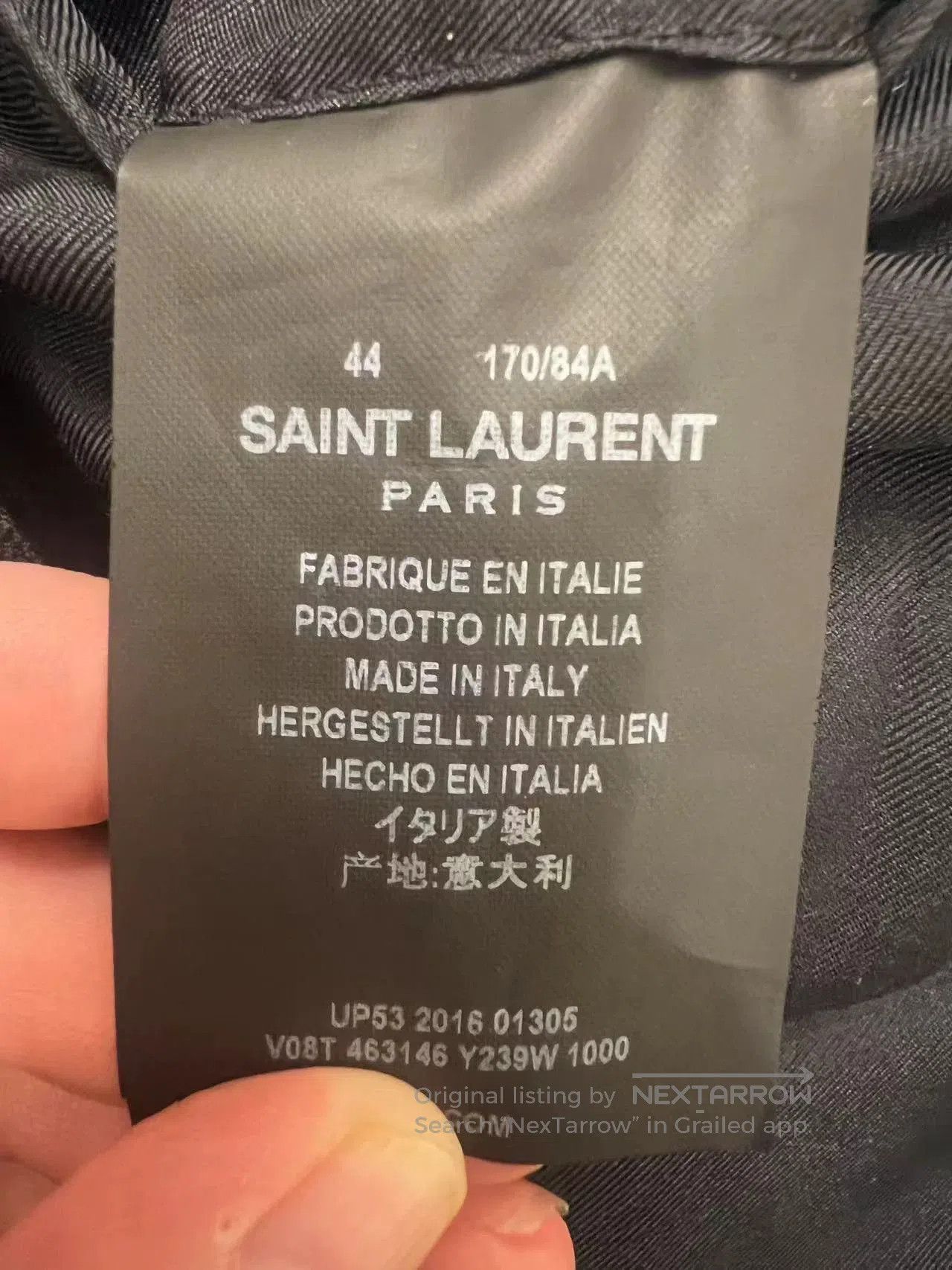 Yves Saint Laurent Saint Laurent Double-Breasted Black Blazer. Size US S / EU 44-46 / 1 - 3 Thumbnail